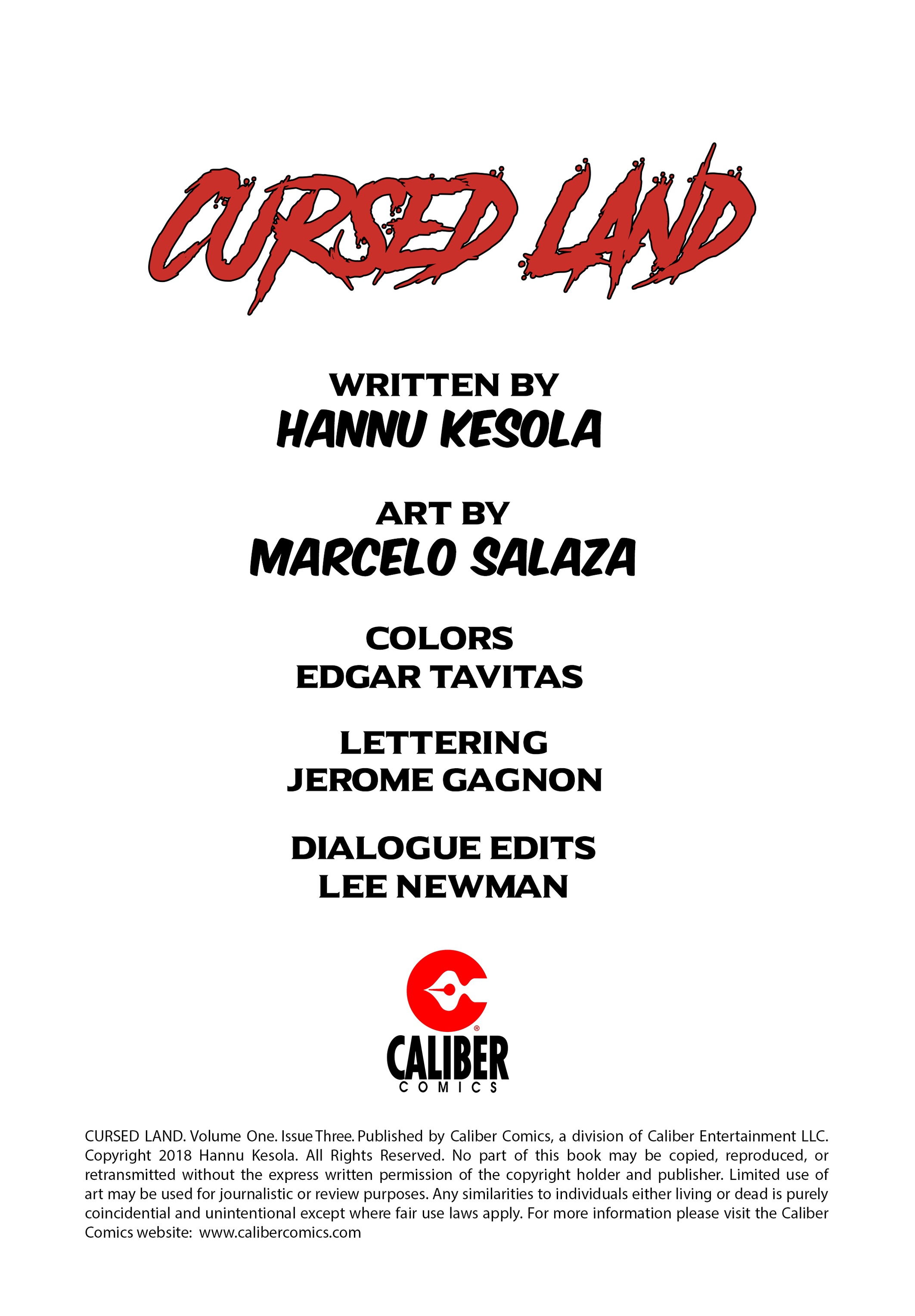 Read online Cursed Land comic -  Issue #3 - 2