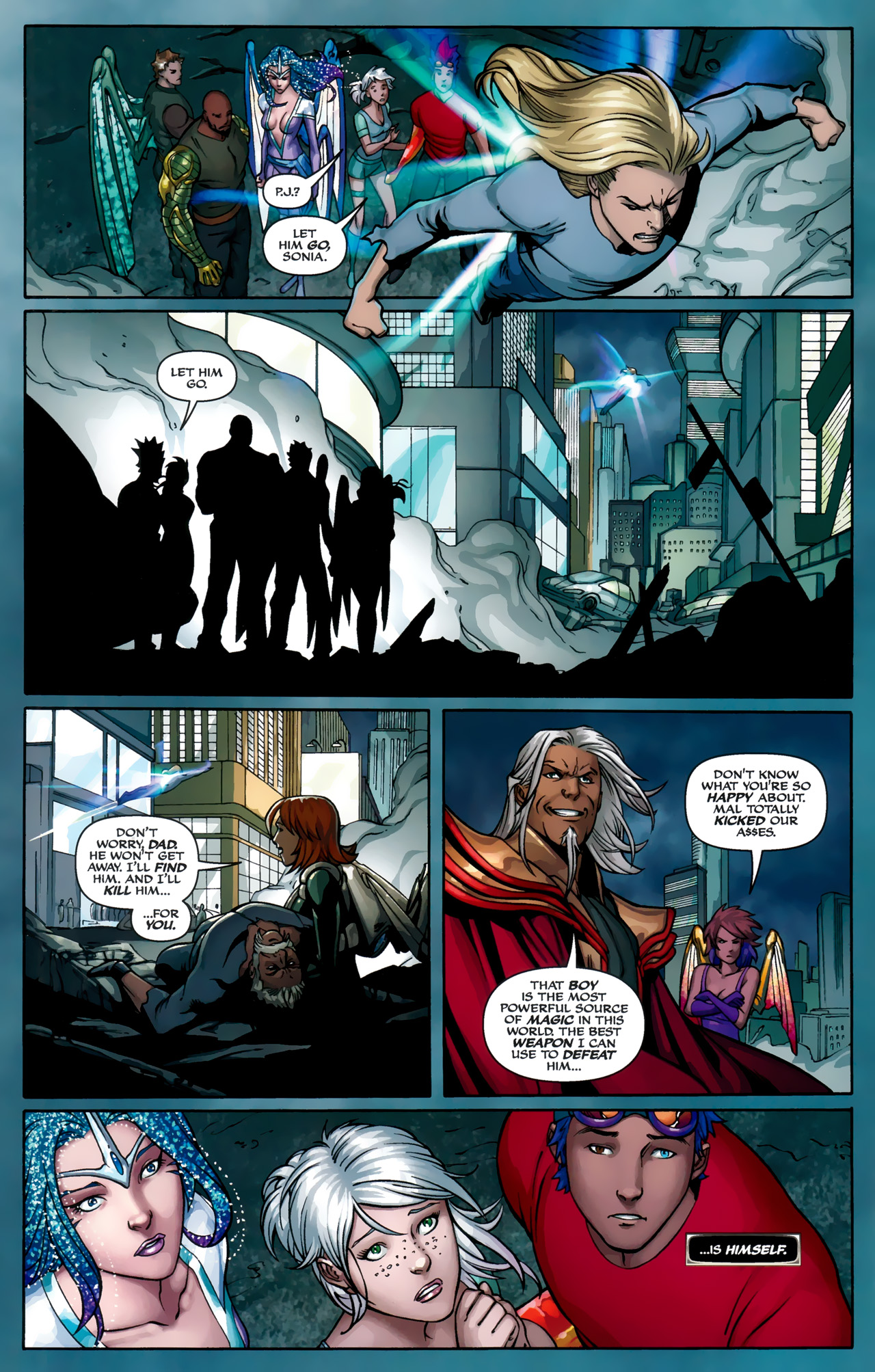 Read online Michael Turner's Soulfire (2009) comic -  Issue #9 - 21