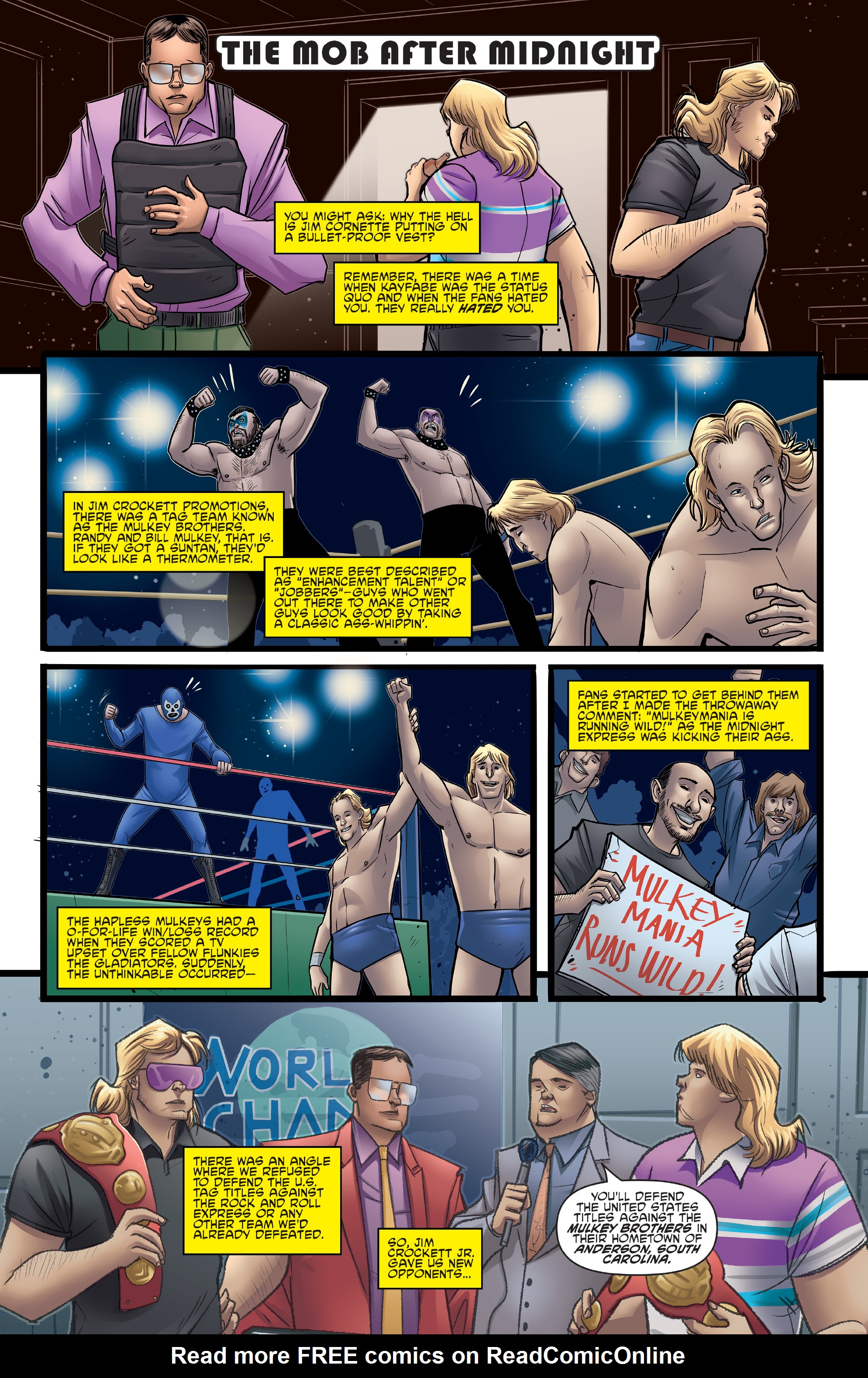 Read online Jim Cornette Presents: Behind the Curtain - Real Pro Wrestling Stories comic -  Issue # TPB - 46