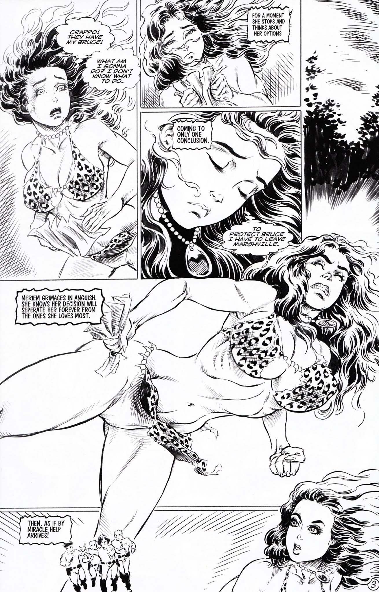 Read online Cavewoman: Gangster comic -  Issue #3 - 5