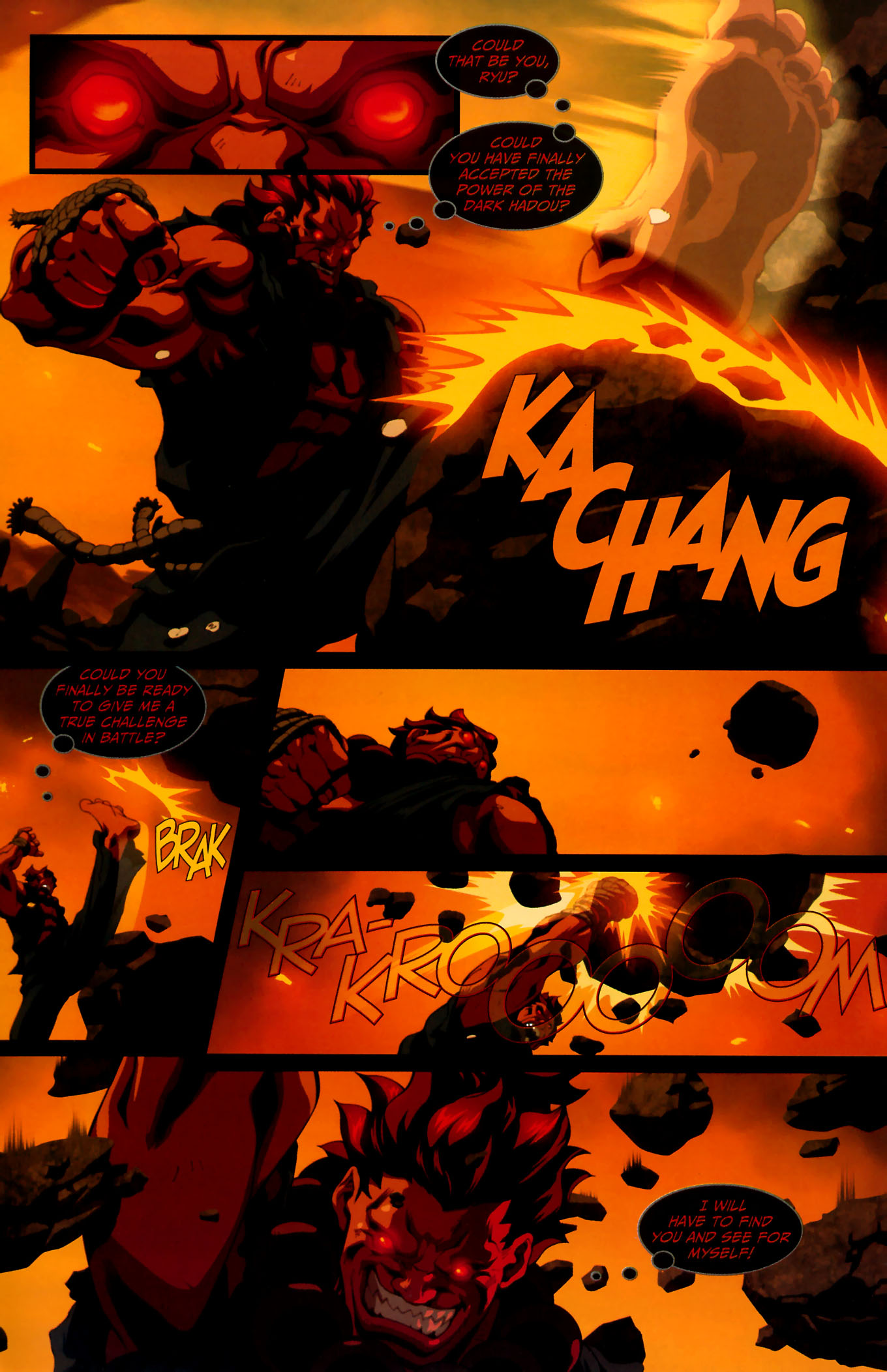 Read online Street Fighter IV comic -  Issue #3 - 17