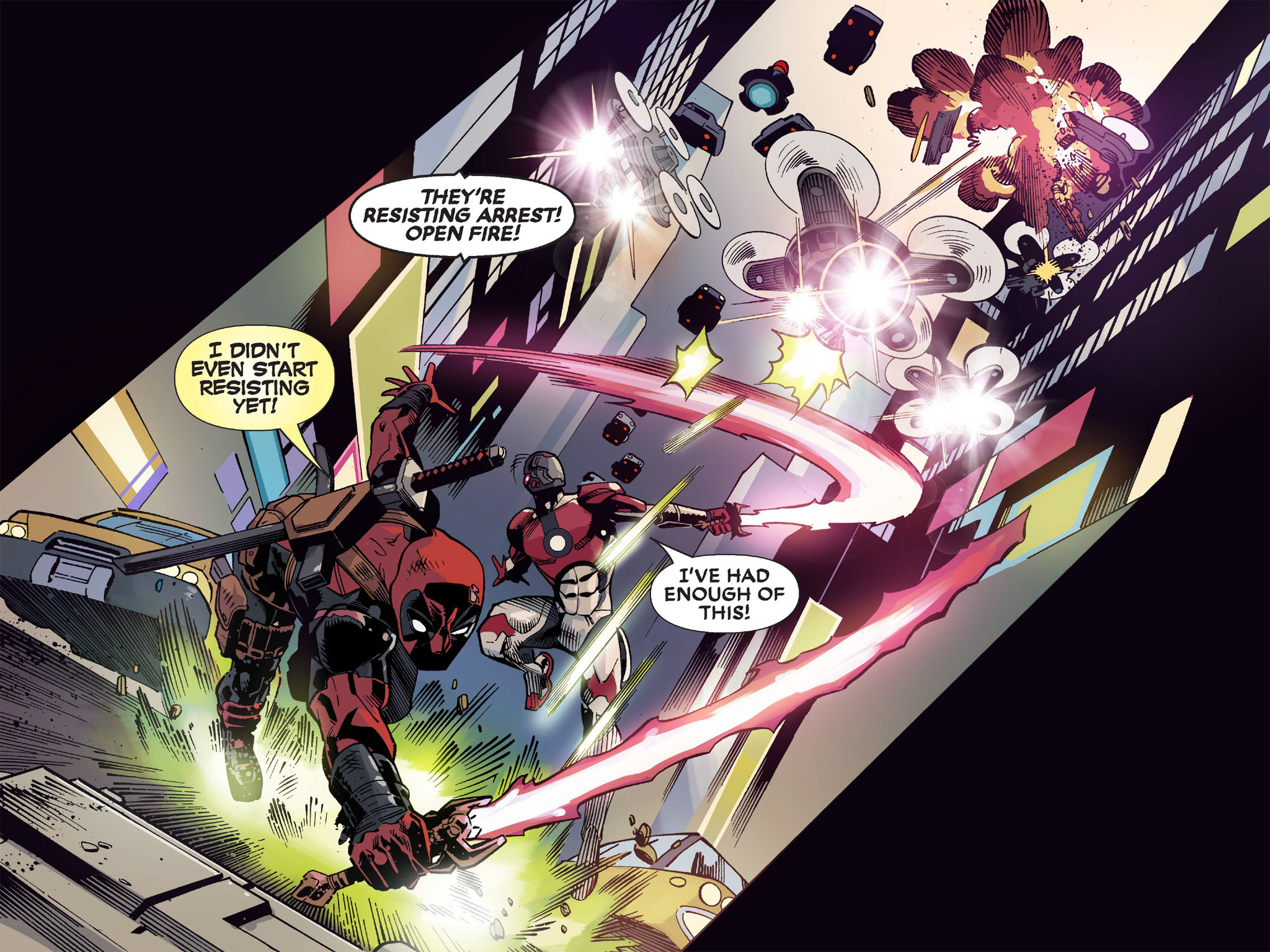 Read online Deadpool & Cable: Split Second Infinite Comic comic -  Issue #4 - 17