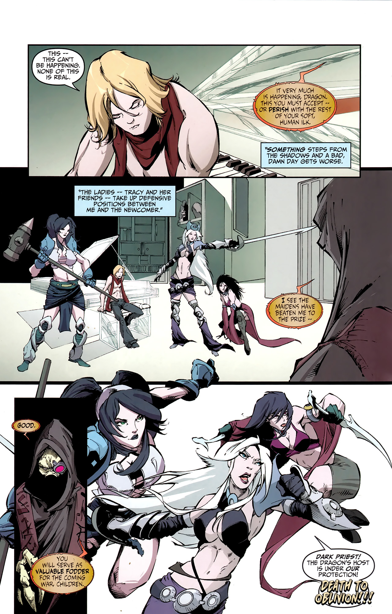 Read online Blood Red Dragon comic -  Issue #1 - 12