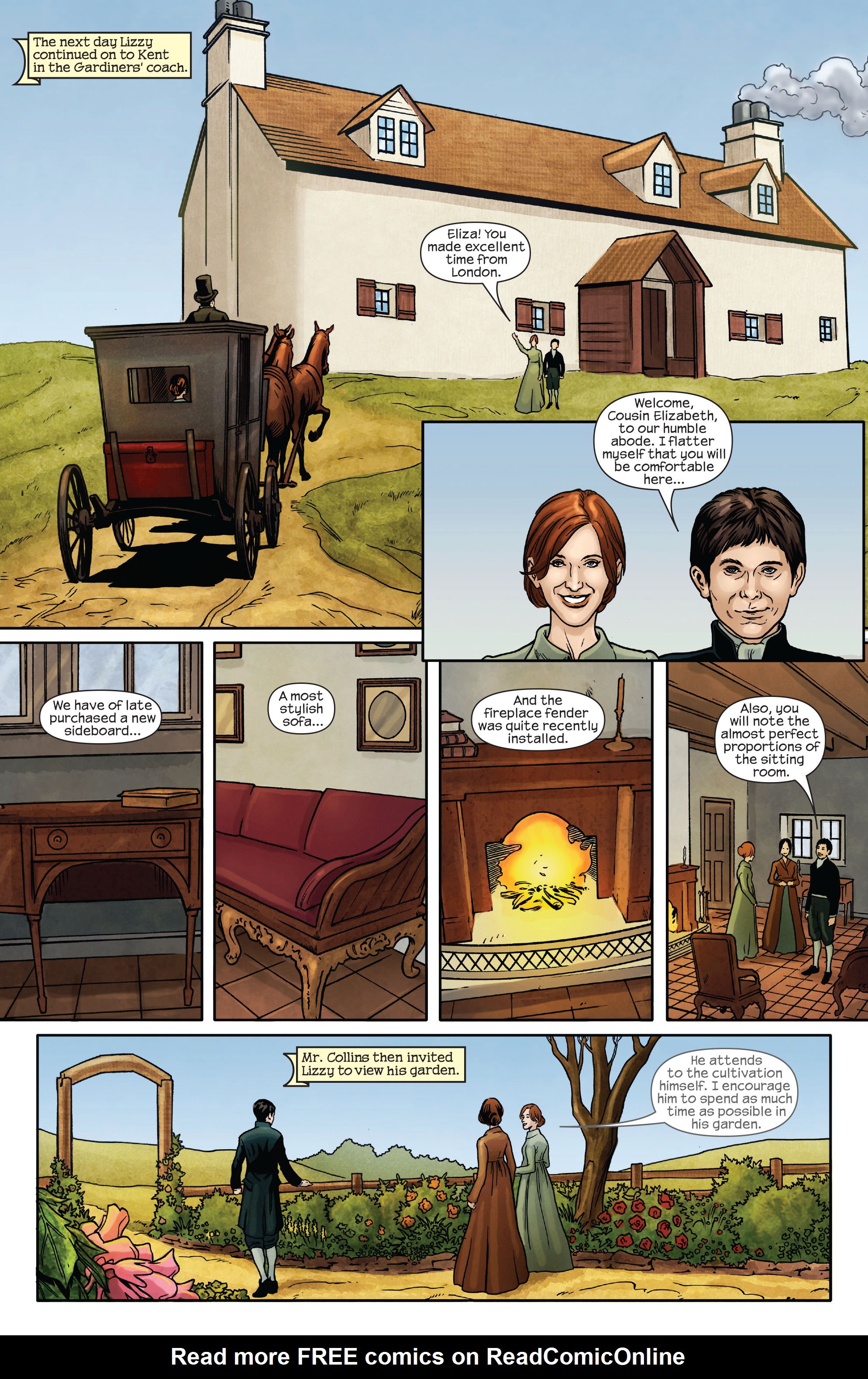Read online Pride & Prejudice (2009) comic -  Issue #3 - 10