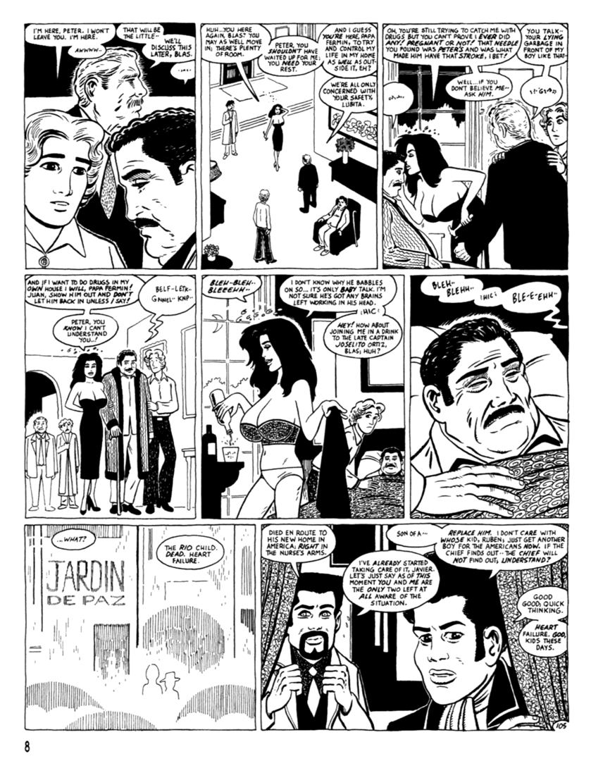 Read online Love and Rockets (1982) comic -  Issue #38 - 10