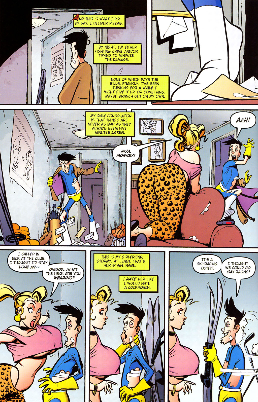 Read online Paul Jenkins' Sidekick comic -  Issue #1 - 14