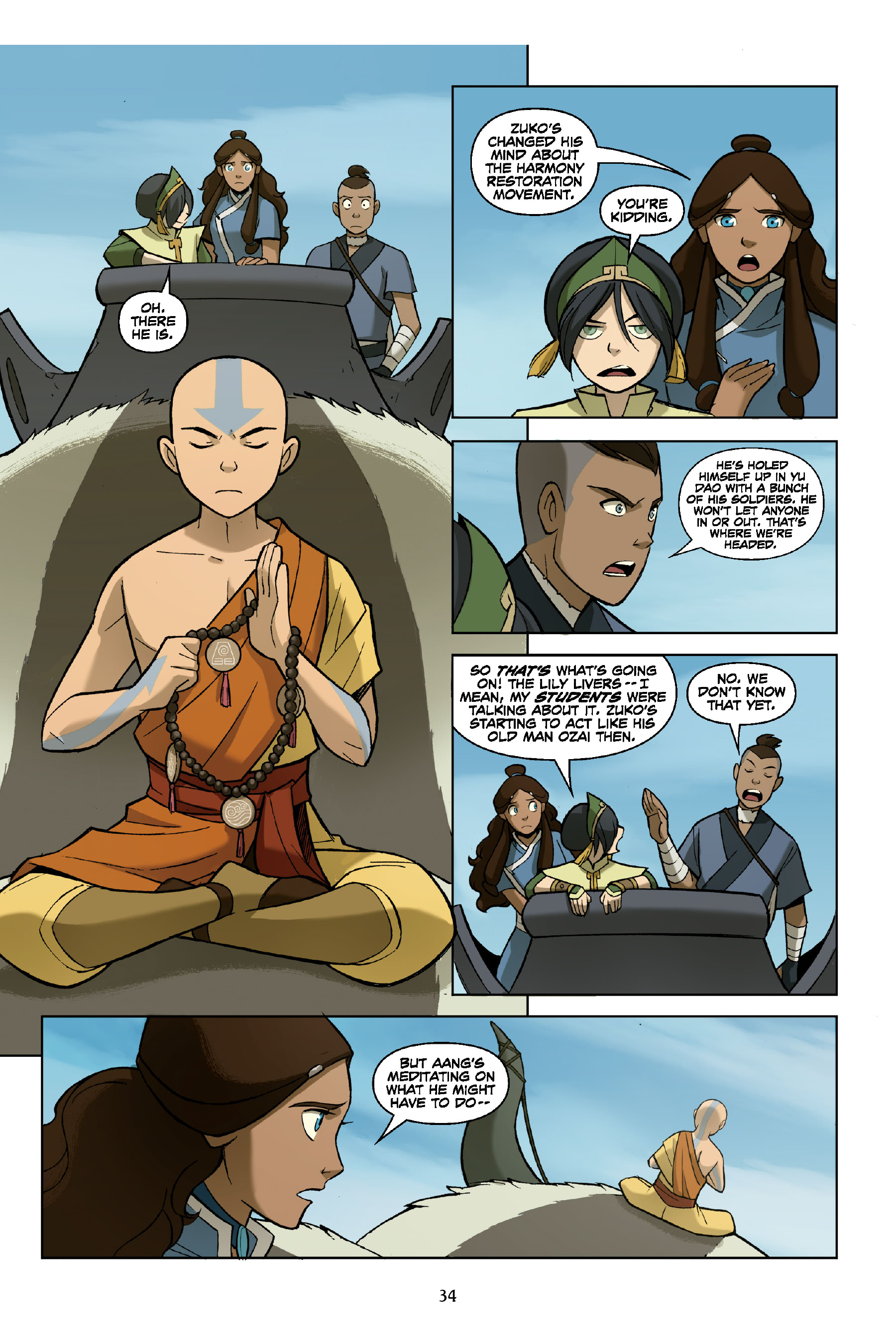 Read online Nickelodeon Avatar: The Last Airbender - The Promise comic -  Issue # _TPB Omnibus (Part 1) - 35