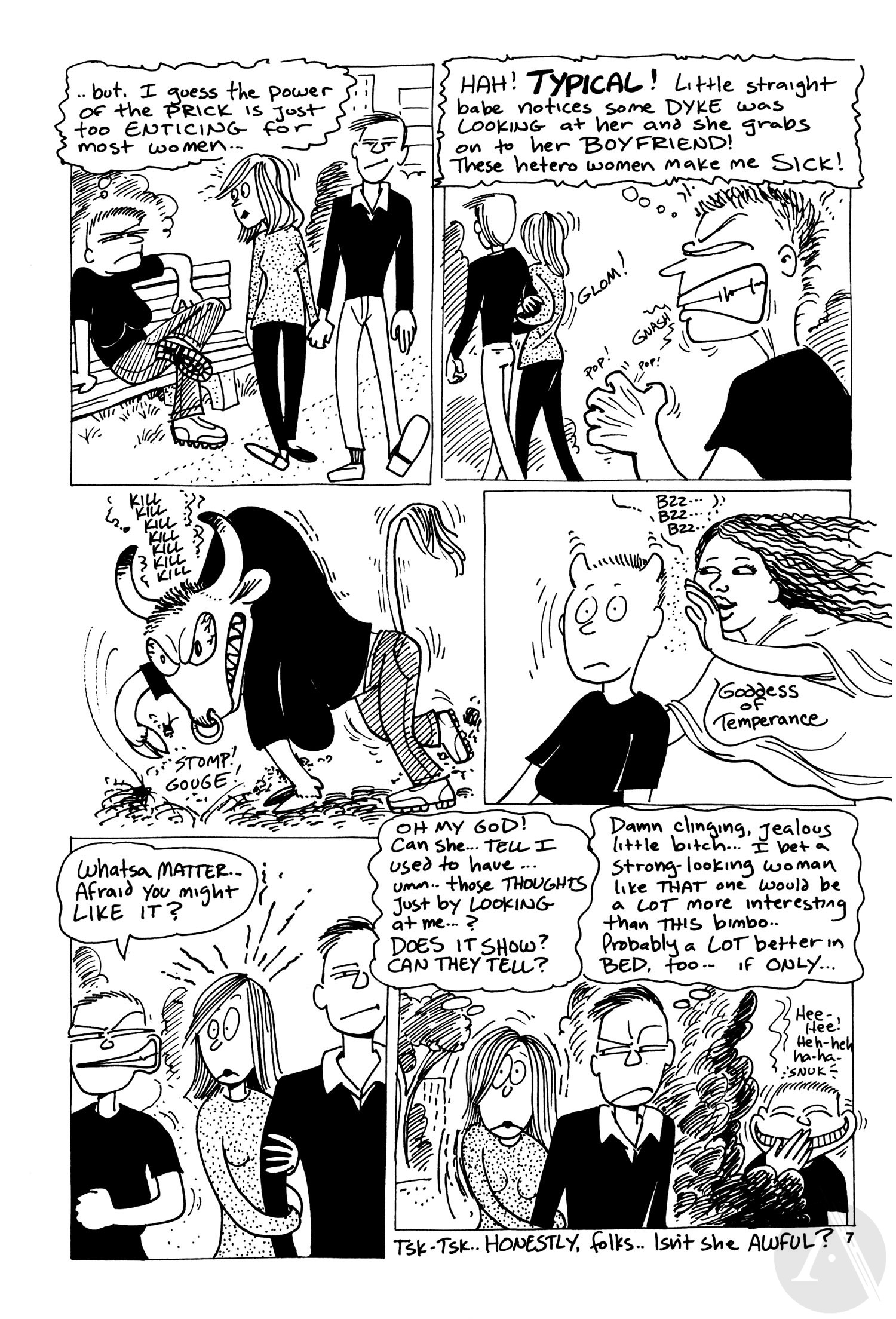 Read online Bitchy Butch: World's Angriest Dyke comic -  Issue # TPB - 13