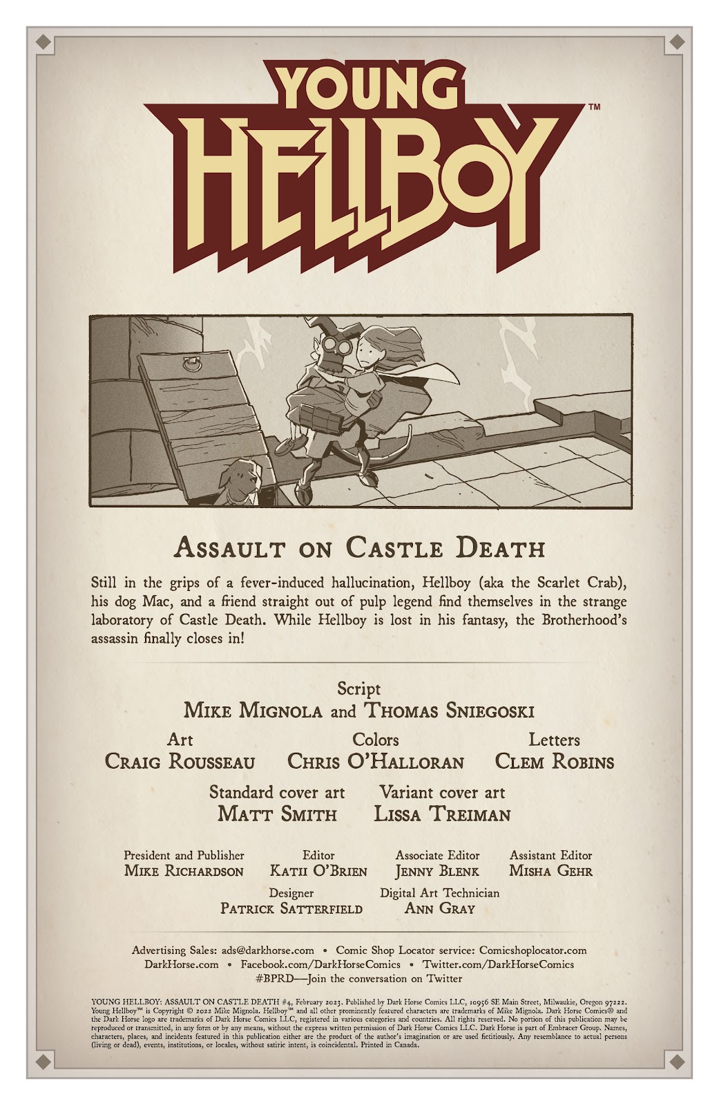 Young Hellboy: Assault on Castle Death issue 4 - Page 2