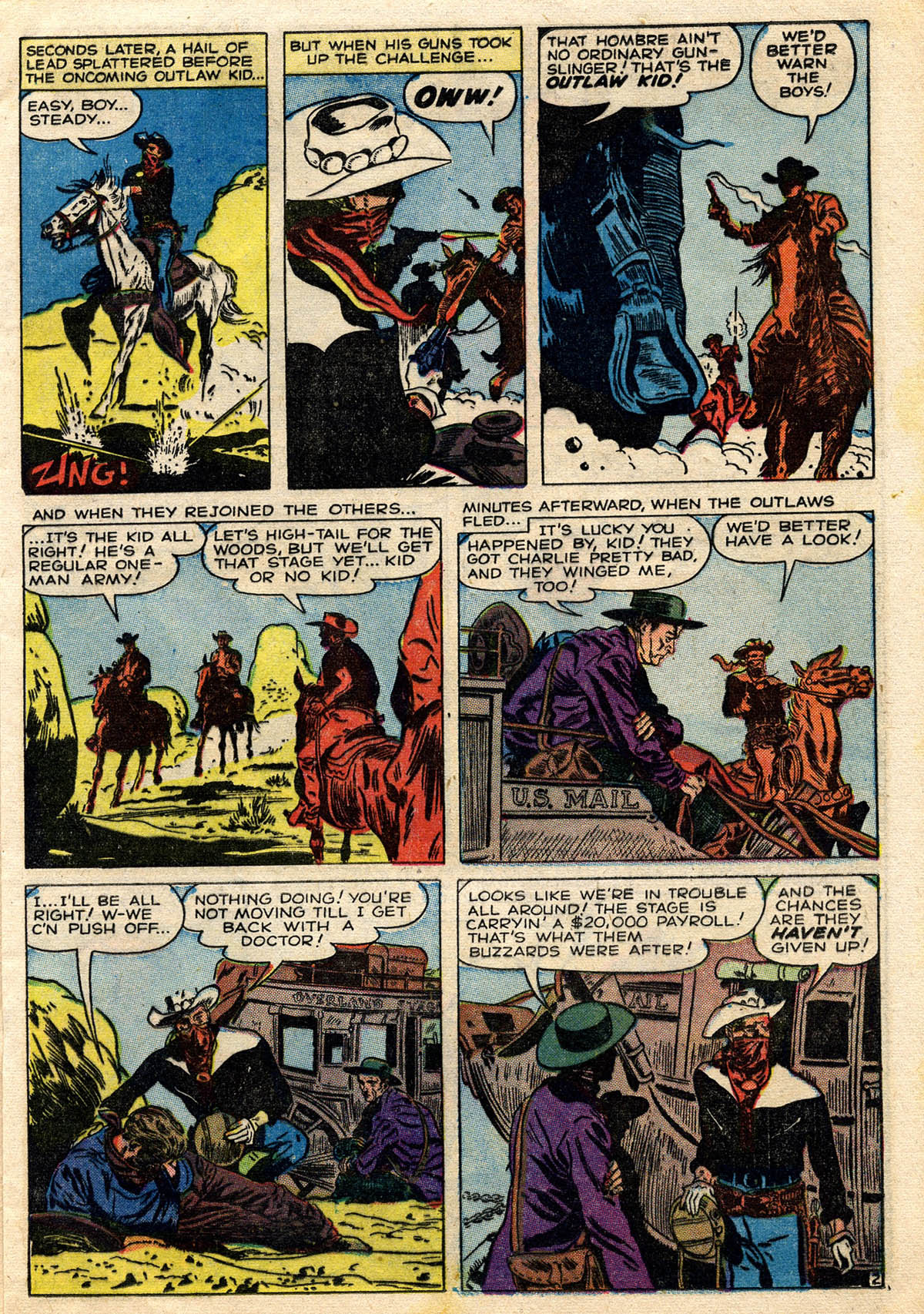 Read online The Outlaw Kid (1954) comic -  Issue #16 - 17