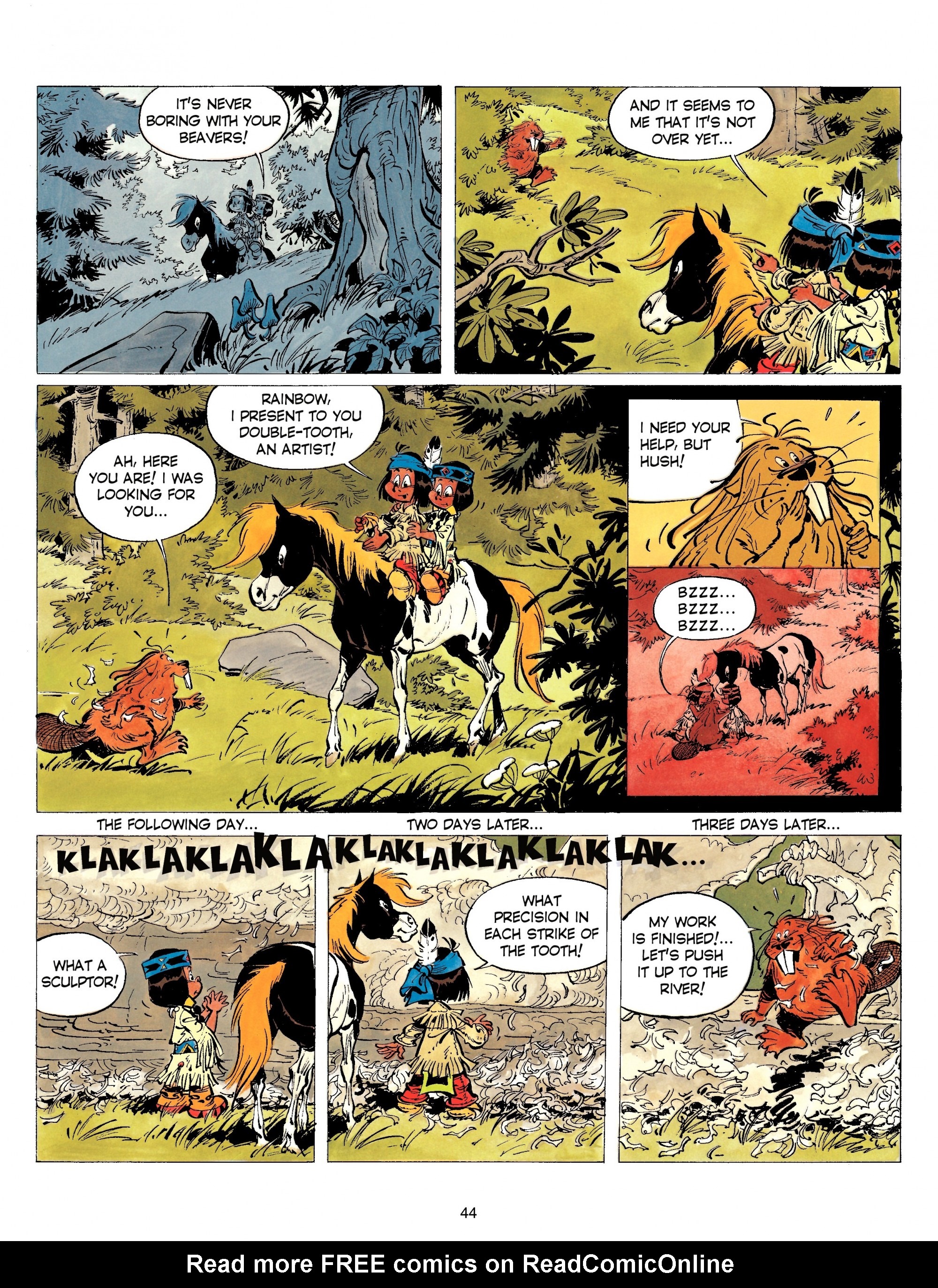 Read online Yakari comic -  Issue #3 - 44