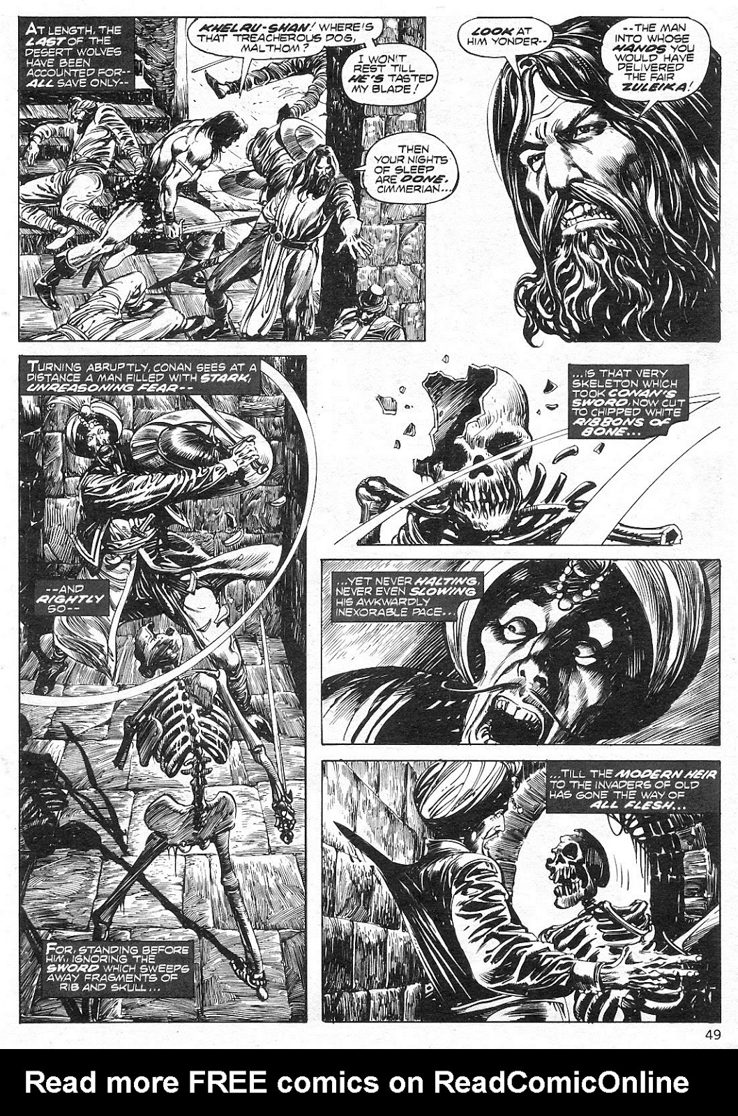 The Savage Sword Of Conan issue 12 - Page 49