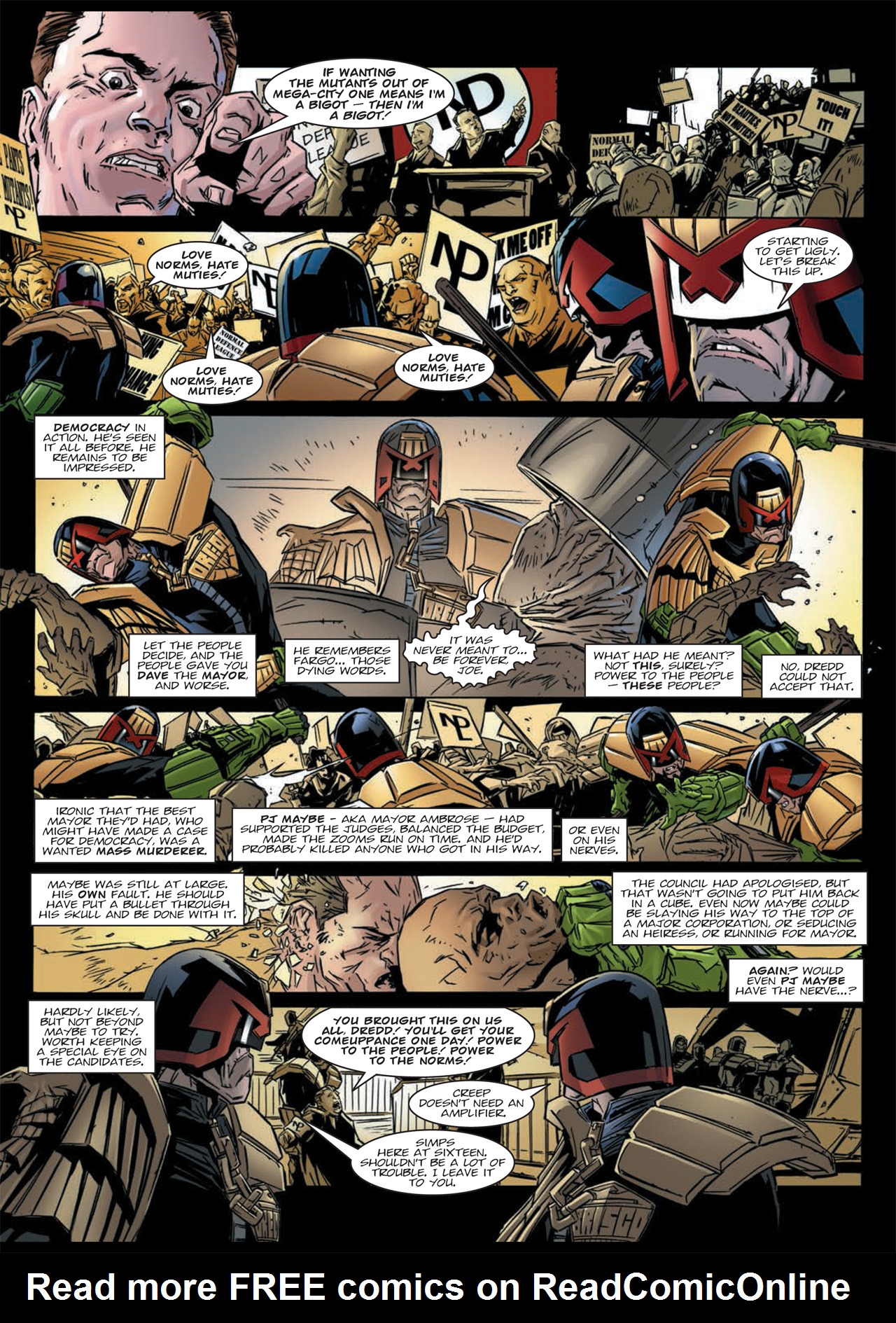 Read online Judge Dredd: Day of Chaos - The Fourth Faction comic -  Issue # TPB (Part 1) - 90