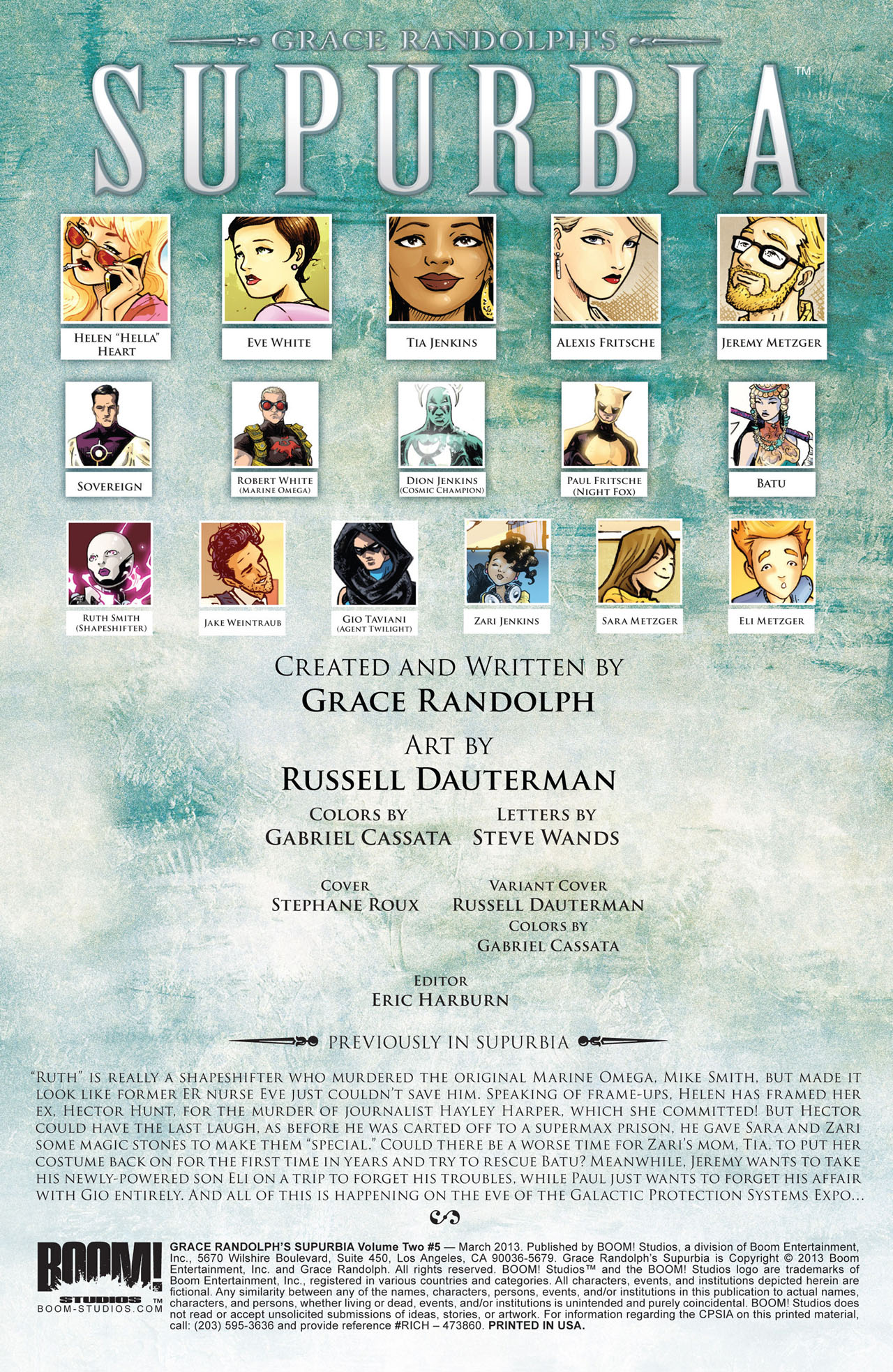 Read online Grace Randolph's Supurbia comic -  Issue #5 - 2