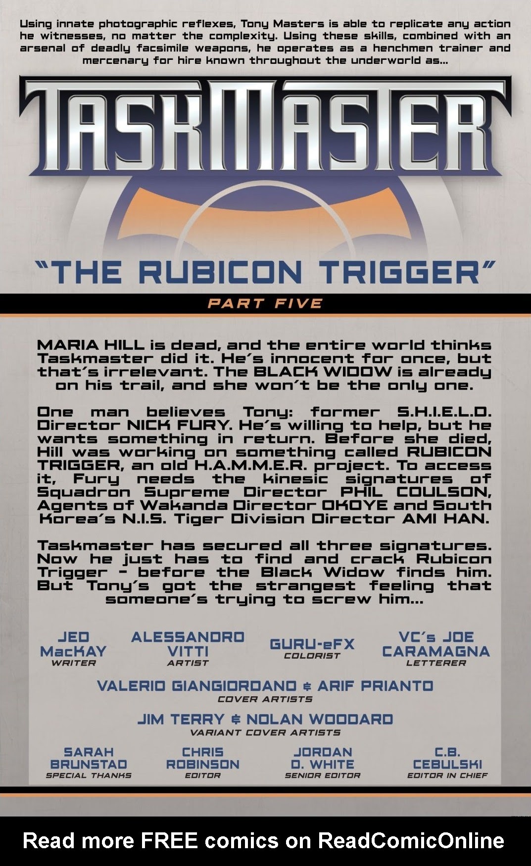 Read online Taskmaster (2020) comic -  Issue #5 - 2
