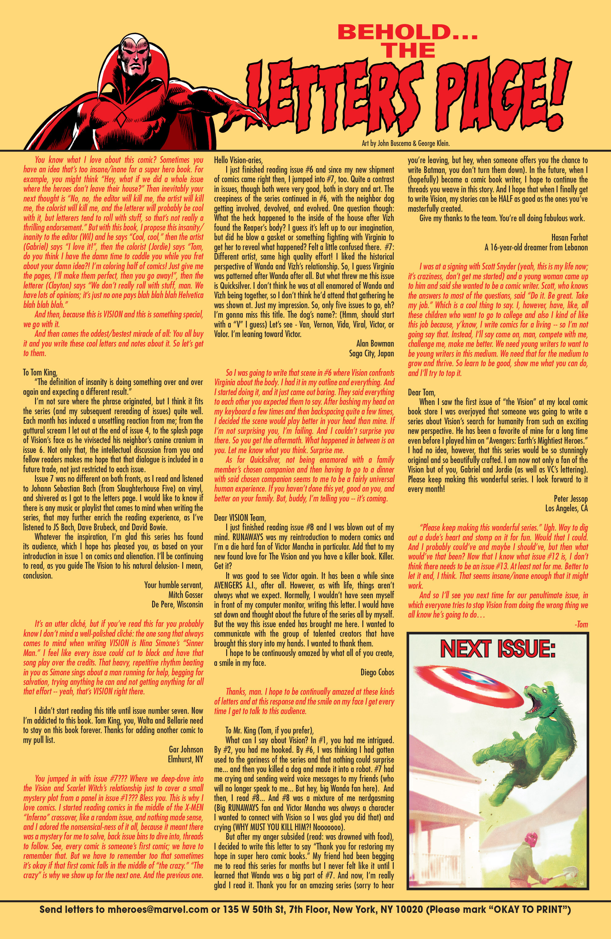 Read online Vision comic -  Issue #10 - 22