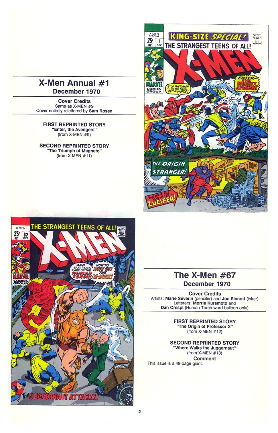 Read online The Official Marvel Index To The X-Men comic -  Issue #4 - 4