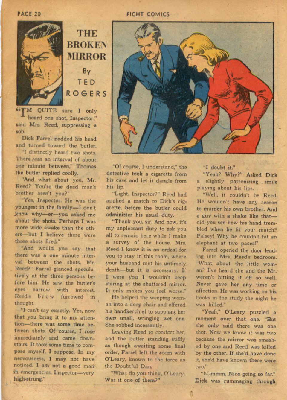 Read online Fight Comics comic -  Issue #19 - 22