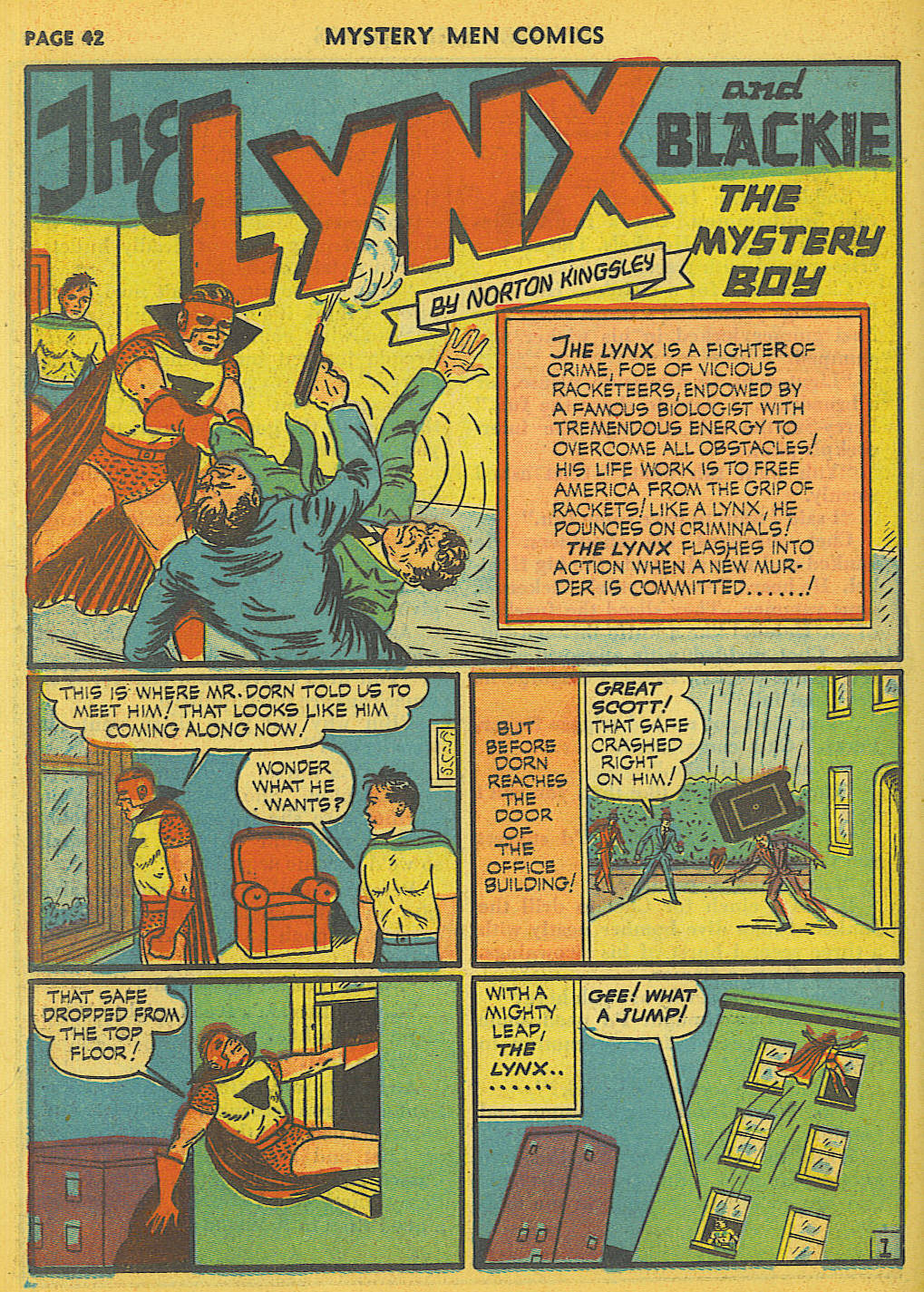Read online Mystery Men Comics comic -  Issue #23 - 43