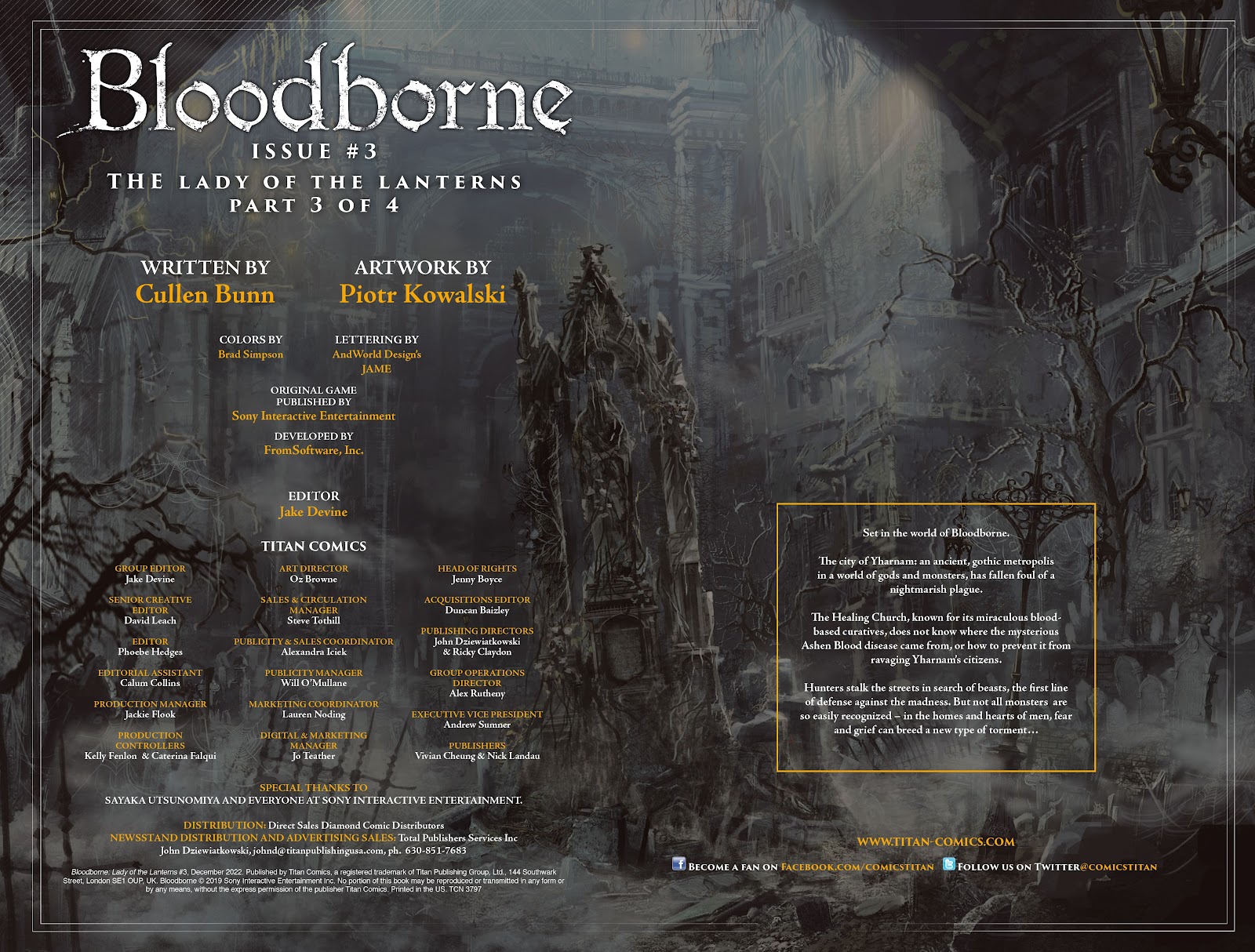 Bloodborne: Lady of the Lanterns issue 3 - Page 2
