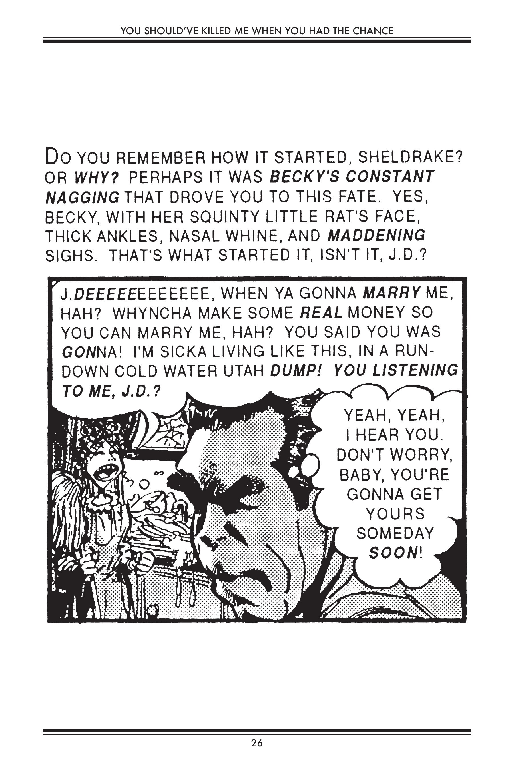 Read online You Should Have Killed Me When You Had The Chance!: Quality Jollity Super Special comic -  Issue # TPB - 26