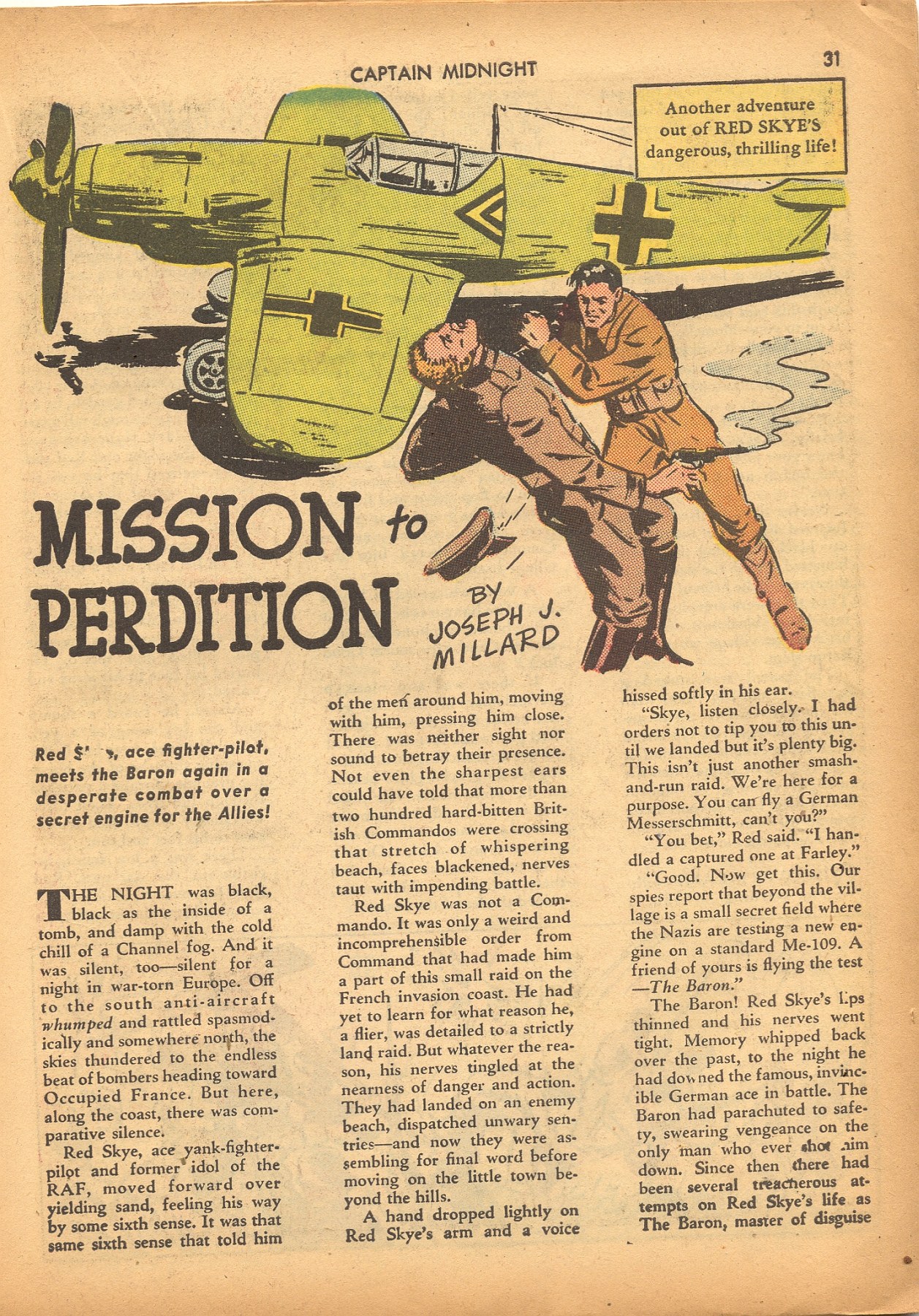 Read online Captain Midnight (1942) comic -  Issue #4 - 32