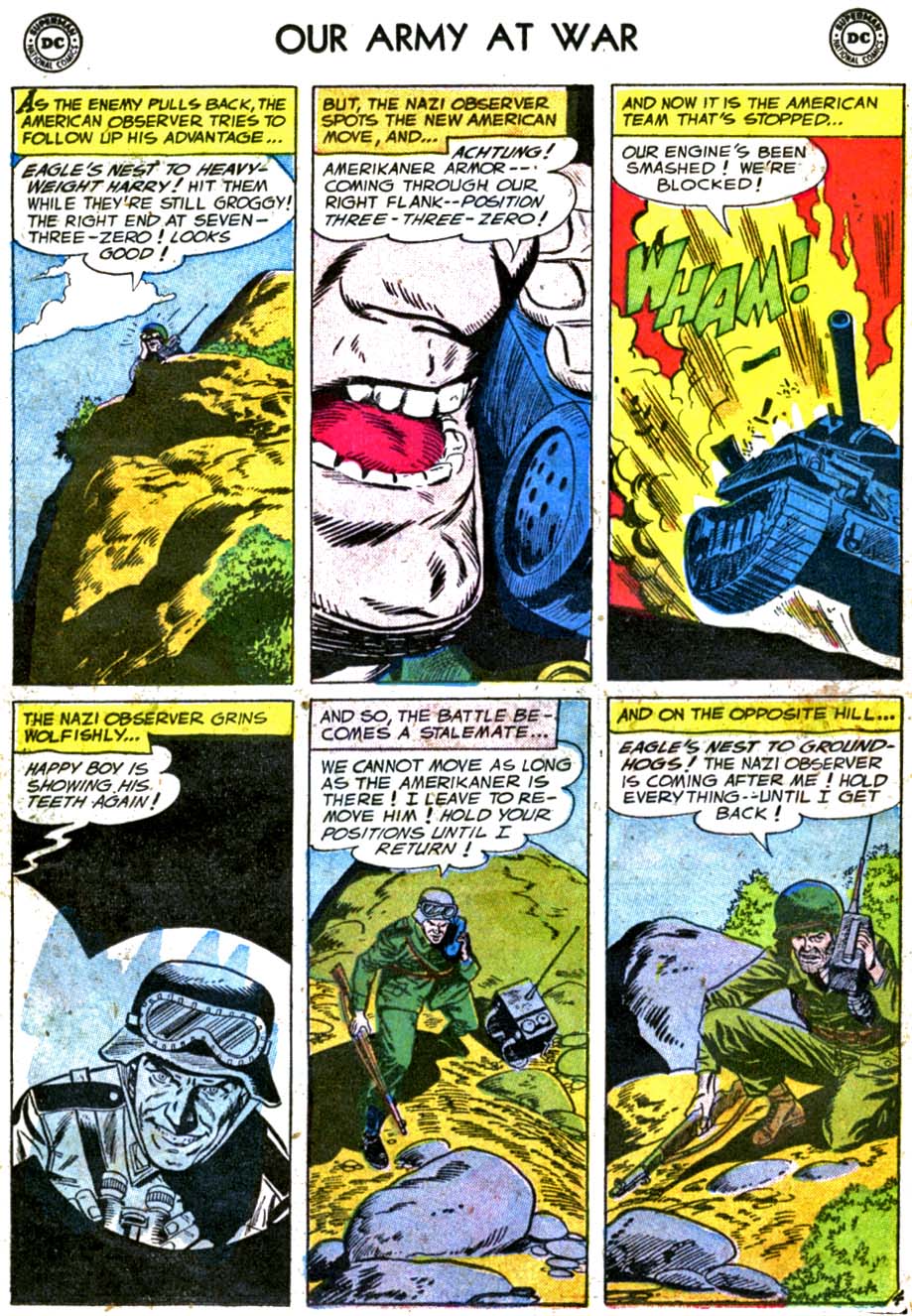 Read online Our Army at War (1952) comic -  Issue #62 - 22