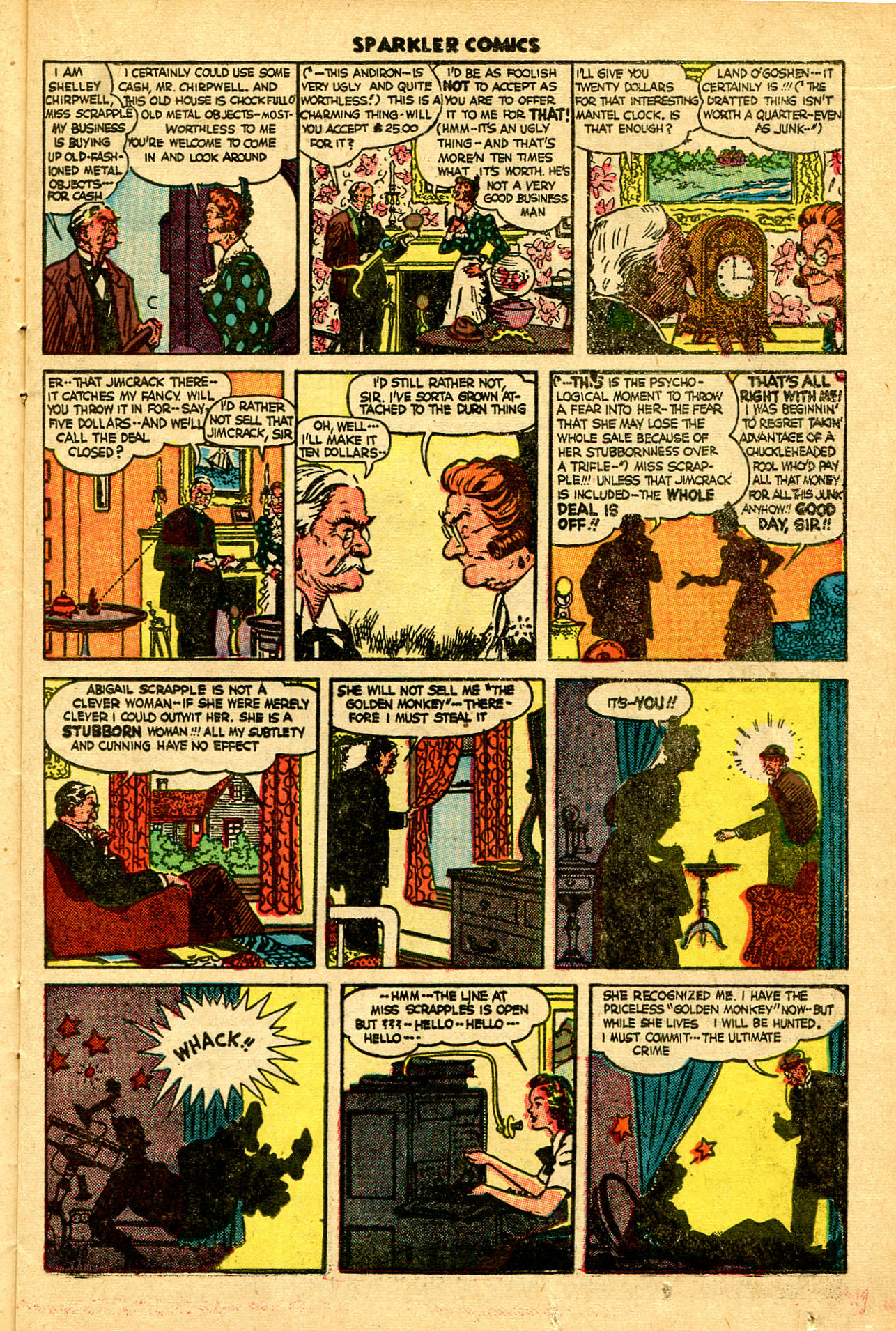 Read online Sparkler Comics comic -  Issue #61 - 17