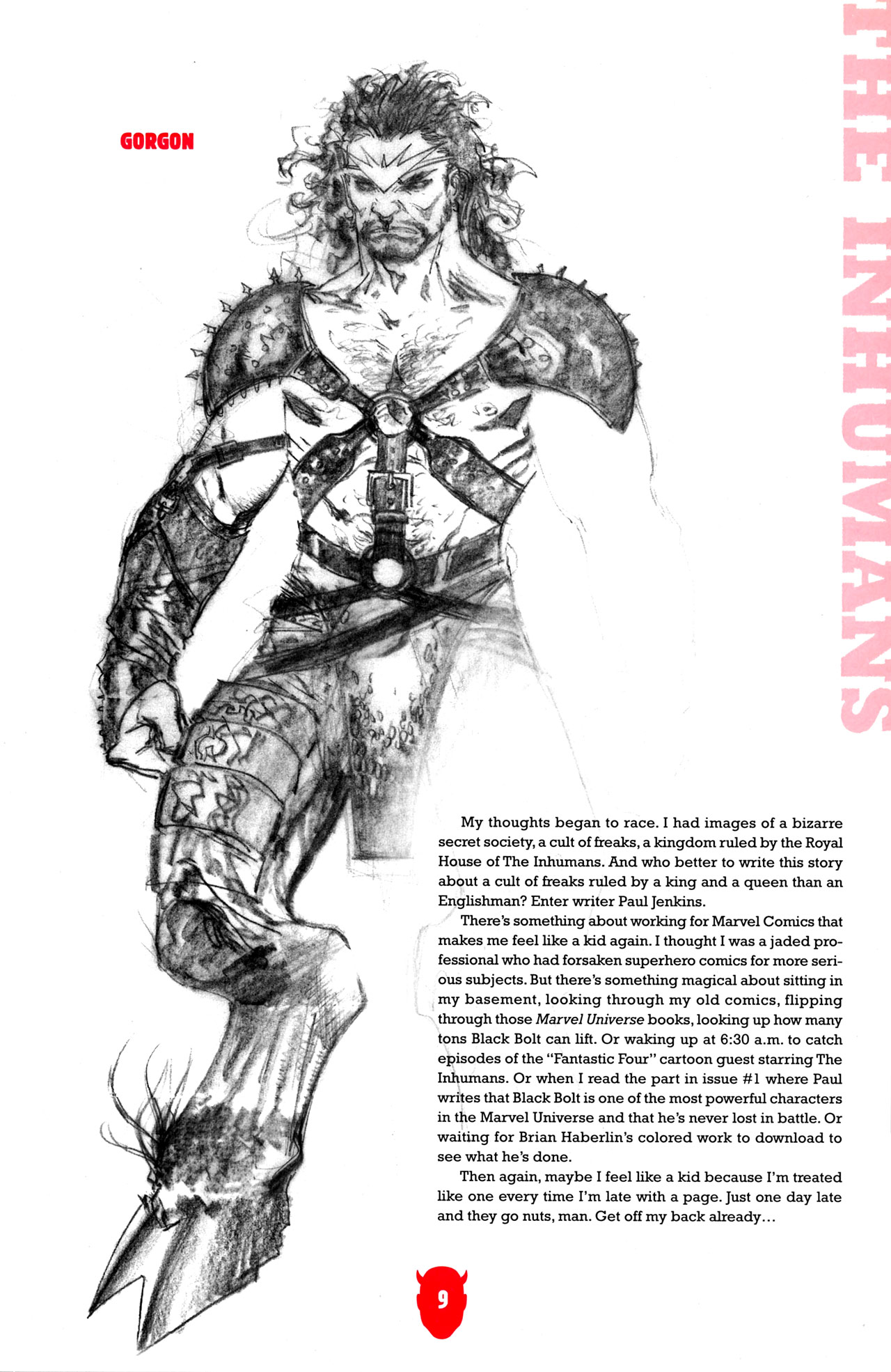 Read online Marvel Knights Sketchbook comic -  Issue # Full - 11