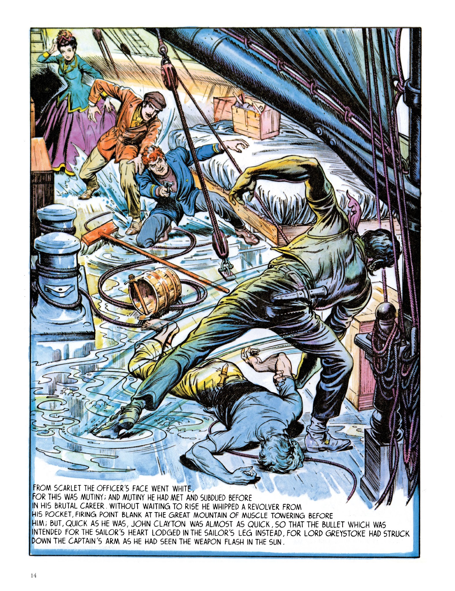 Read online Edgar Rice Burroughs' Tarzan: Burne Hogarth's Lord of the Jungle comic -  Issue # TPB - 16