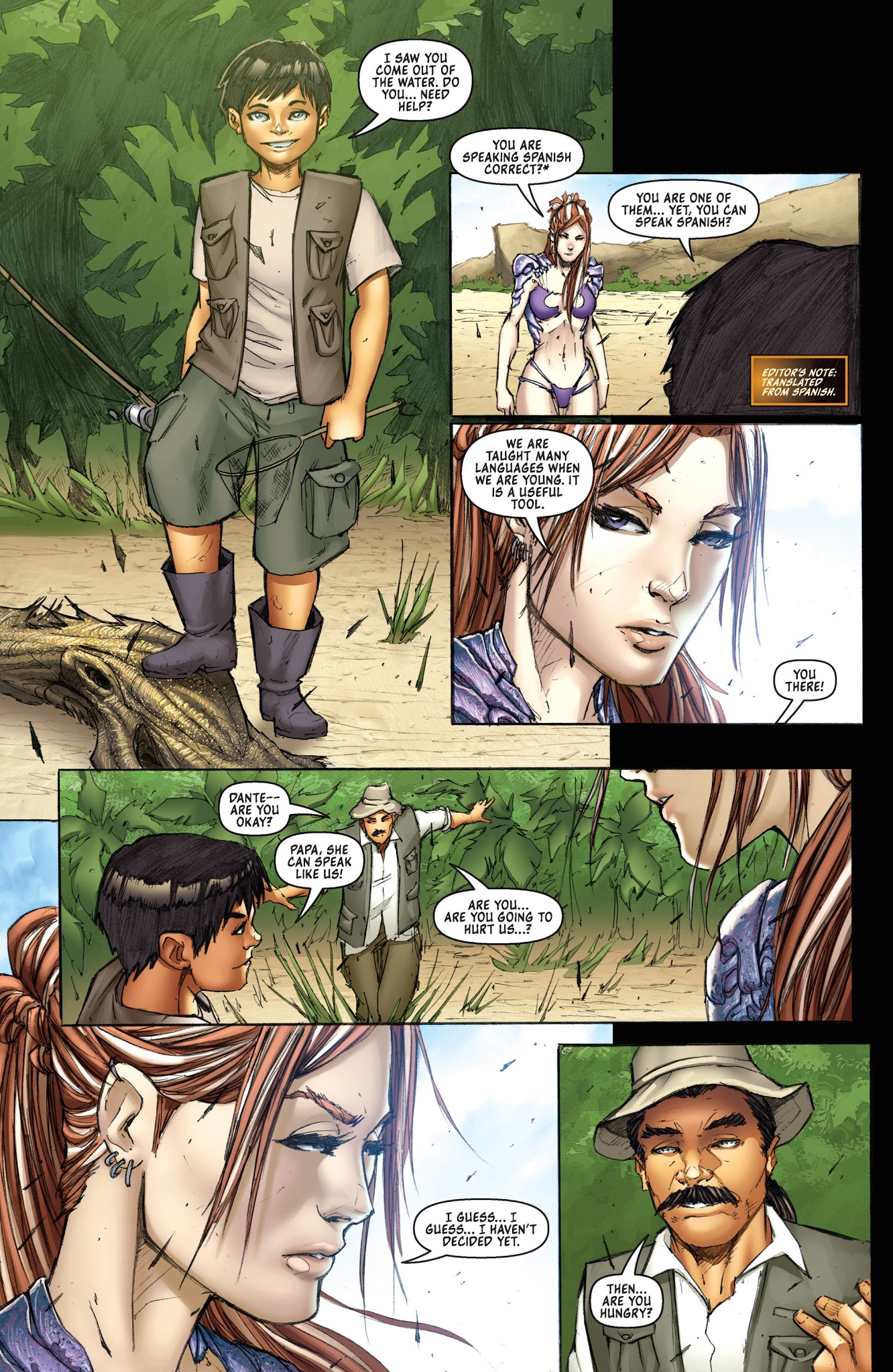 Read online Michael Turner's Fathom: Kiani (2014) comic -  Issue #1 - 8