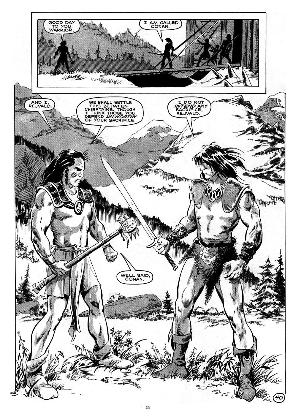 Read online The Savage Sword Of Conan comic -  Issue #163 - 45