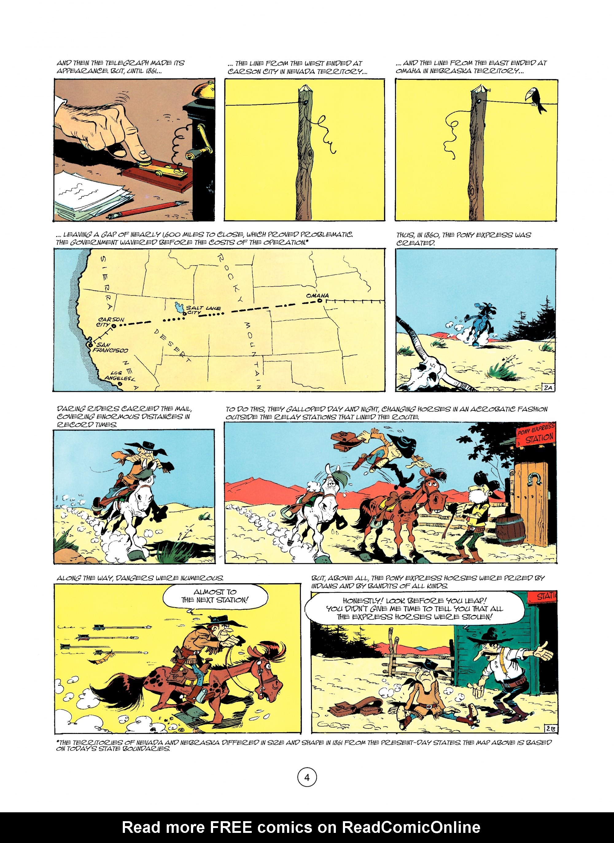 Read online A Lucky Luke Adventure comic -  Issue #35 - 4