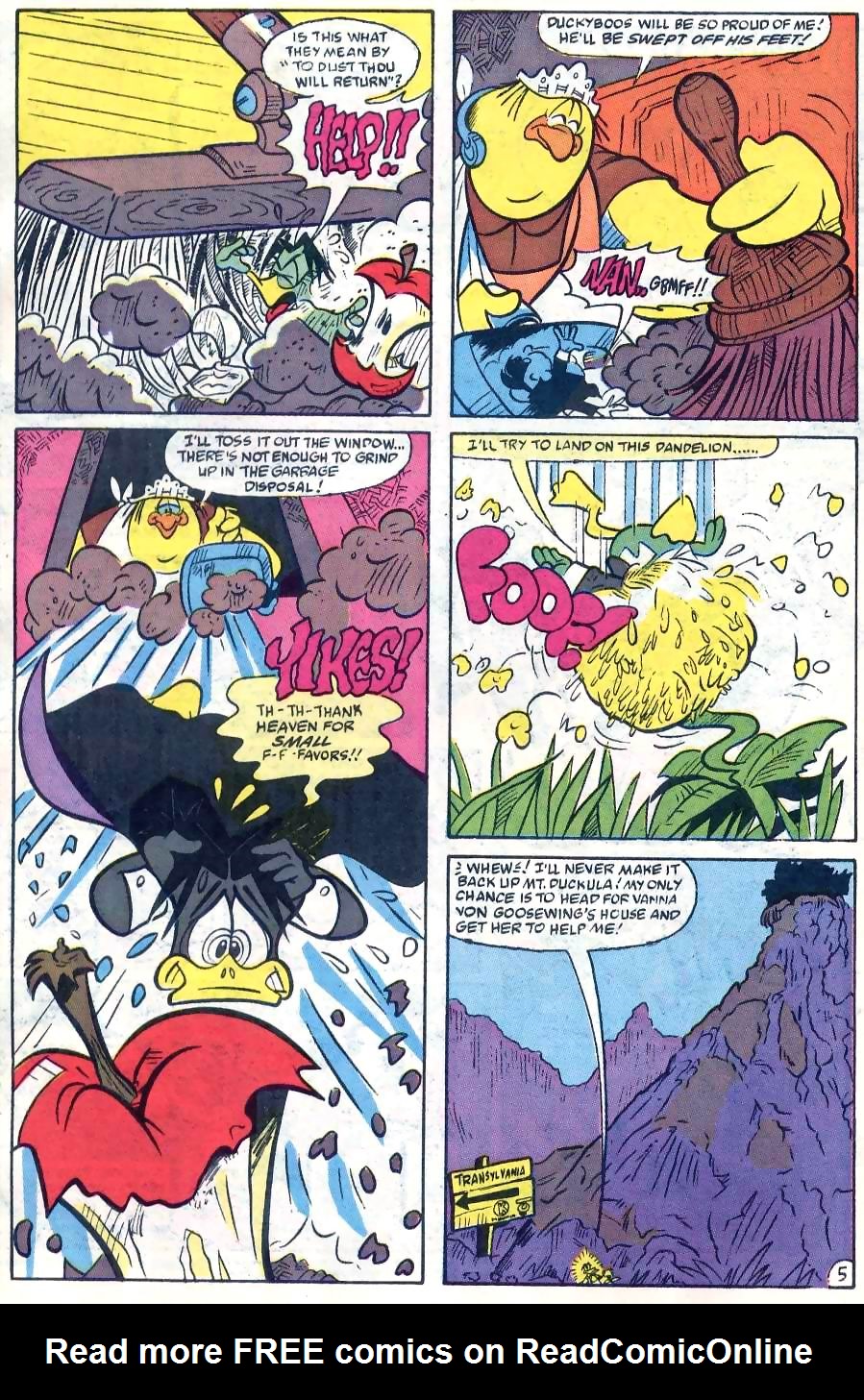 Read online Count Duckula comic -  Issue #13 - 6