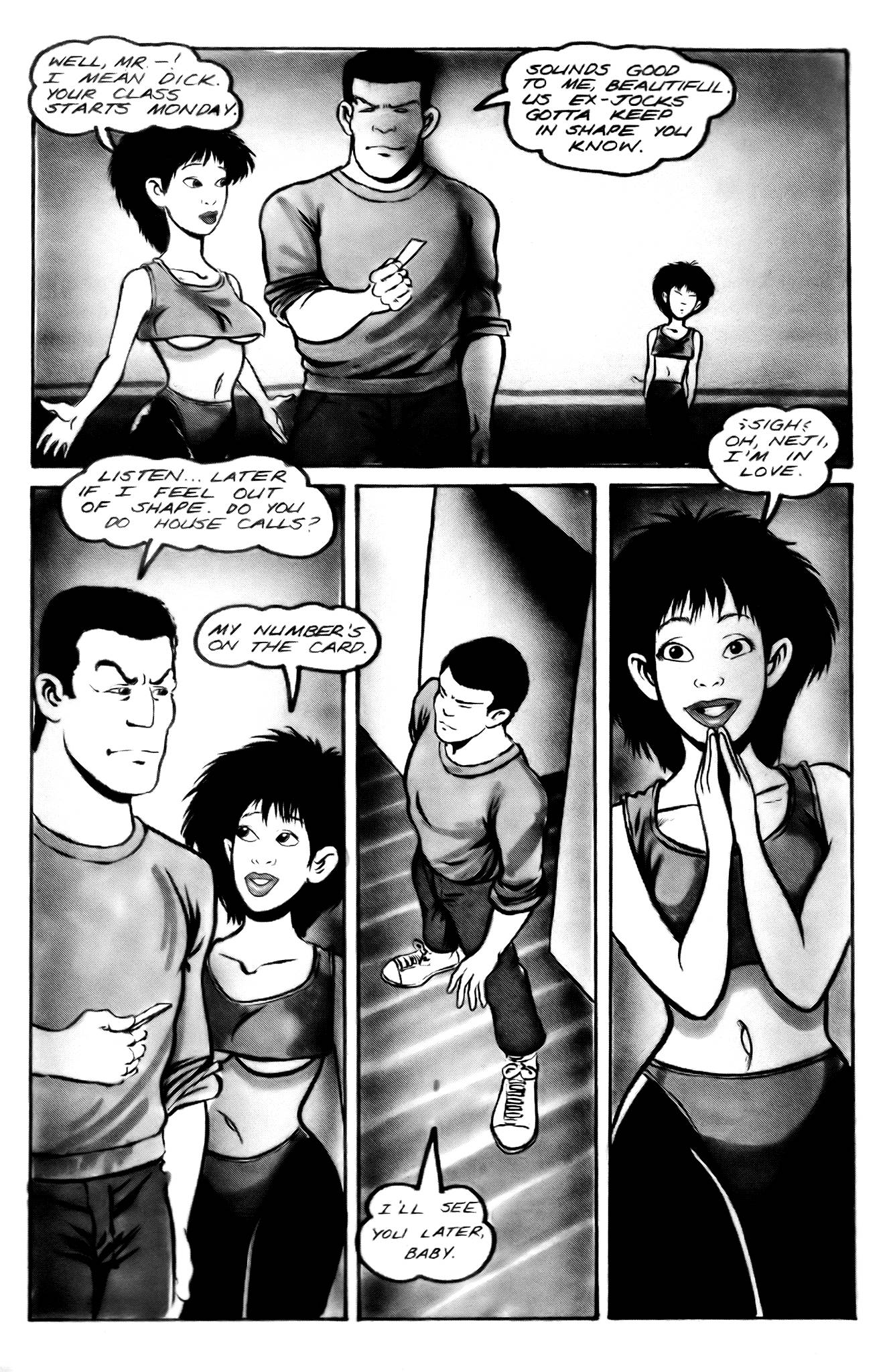 Read online Leather & Lace (1989) comic -  Issue #8 - 10