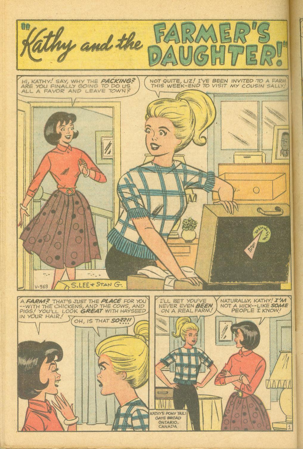 Read online Kathy (1959) comic -  Issue #20 - 26