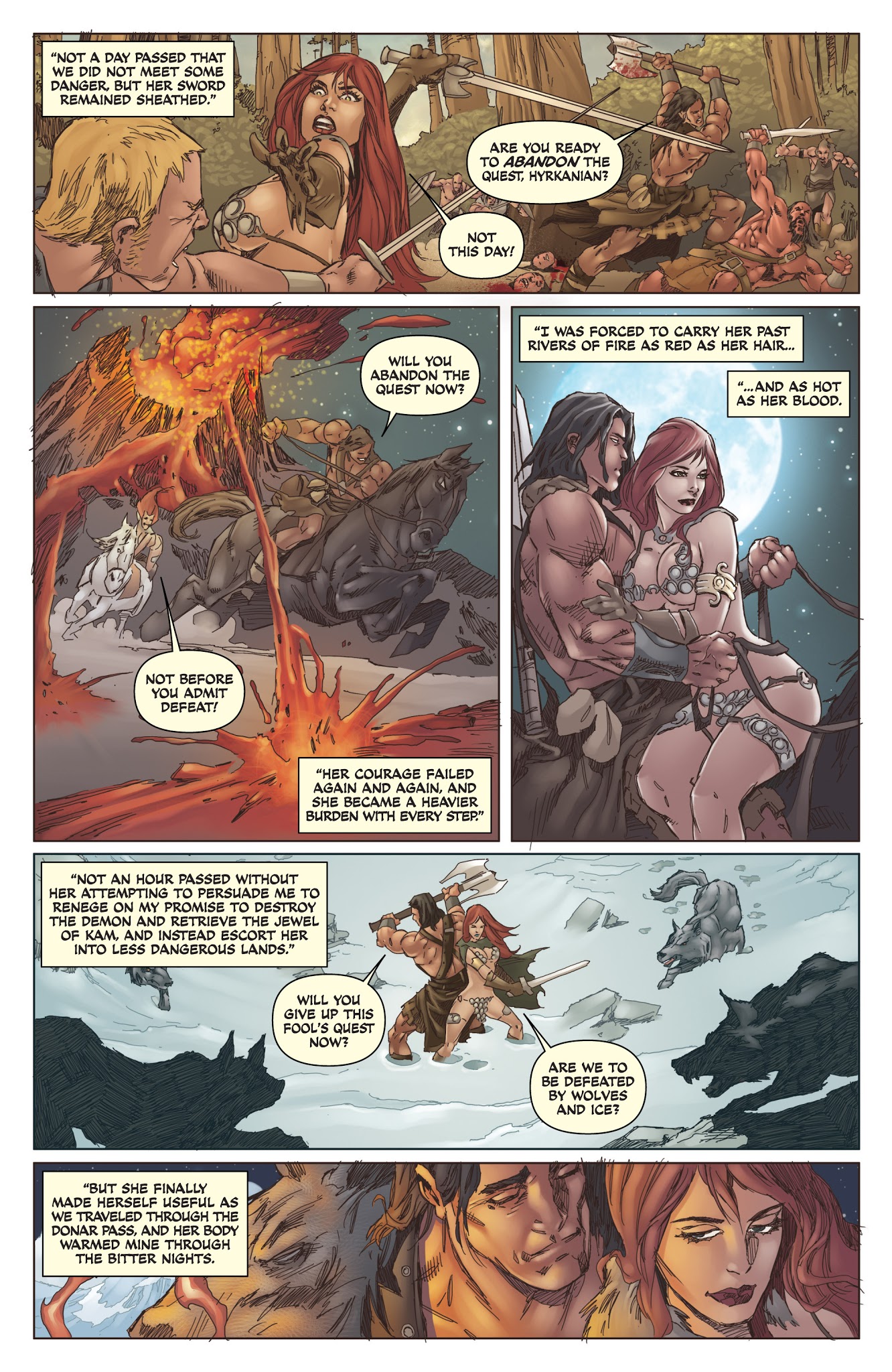 Read online Legends of Red Sonja comic -  Issue # TPB - 33