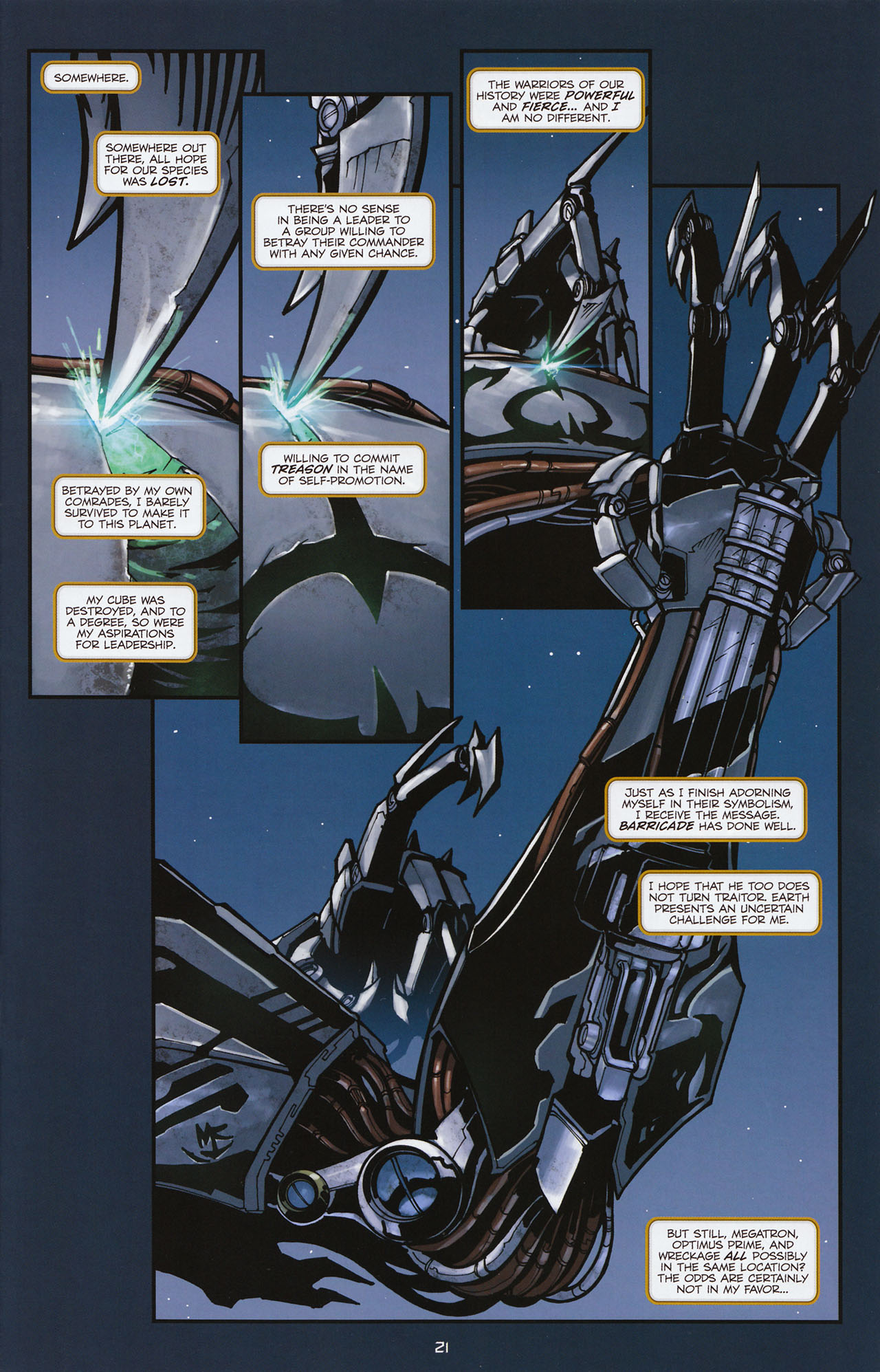 Read online Transformers: Alliance comic -  Issue #1 - 24