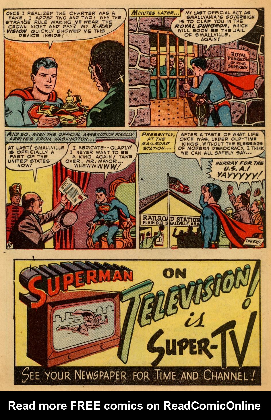 Read online Superboy (1949) comic -  Issue #32 - 36