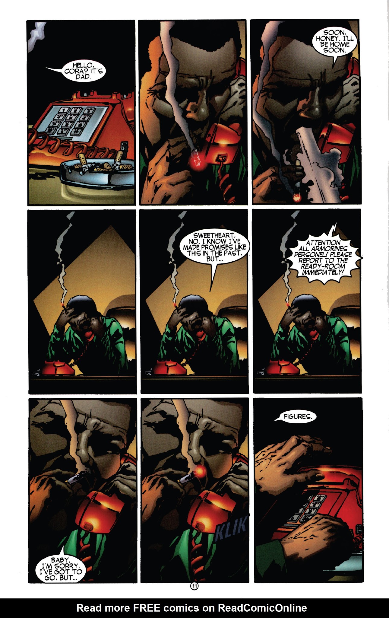 Read online Armorines (1999) comic -  Issue #3 - 13