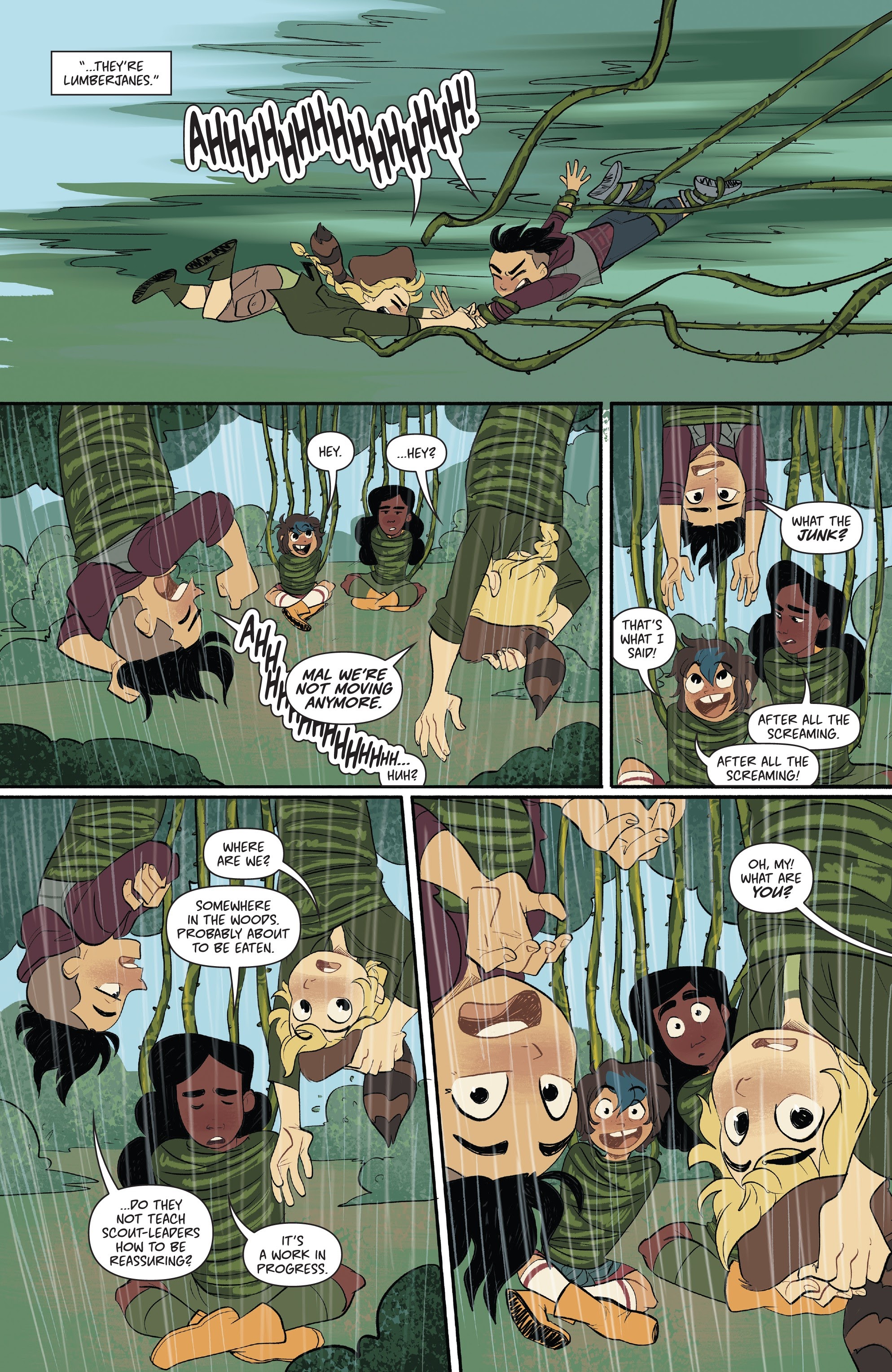 Read online Lumberjanes: Somewhere That's Green comic -  Issue # Full - 16