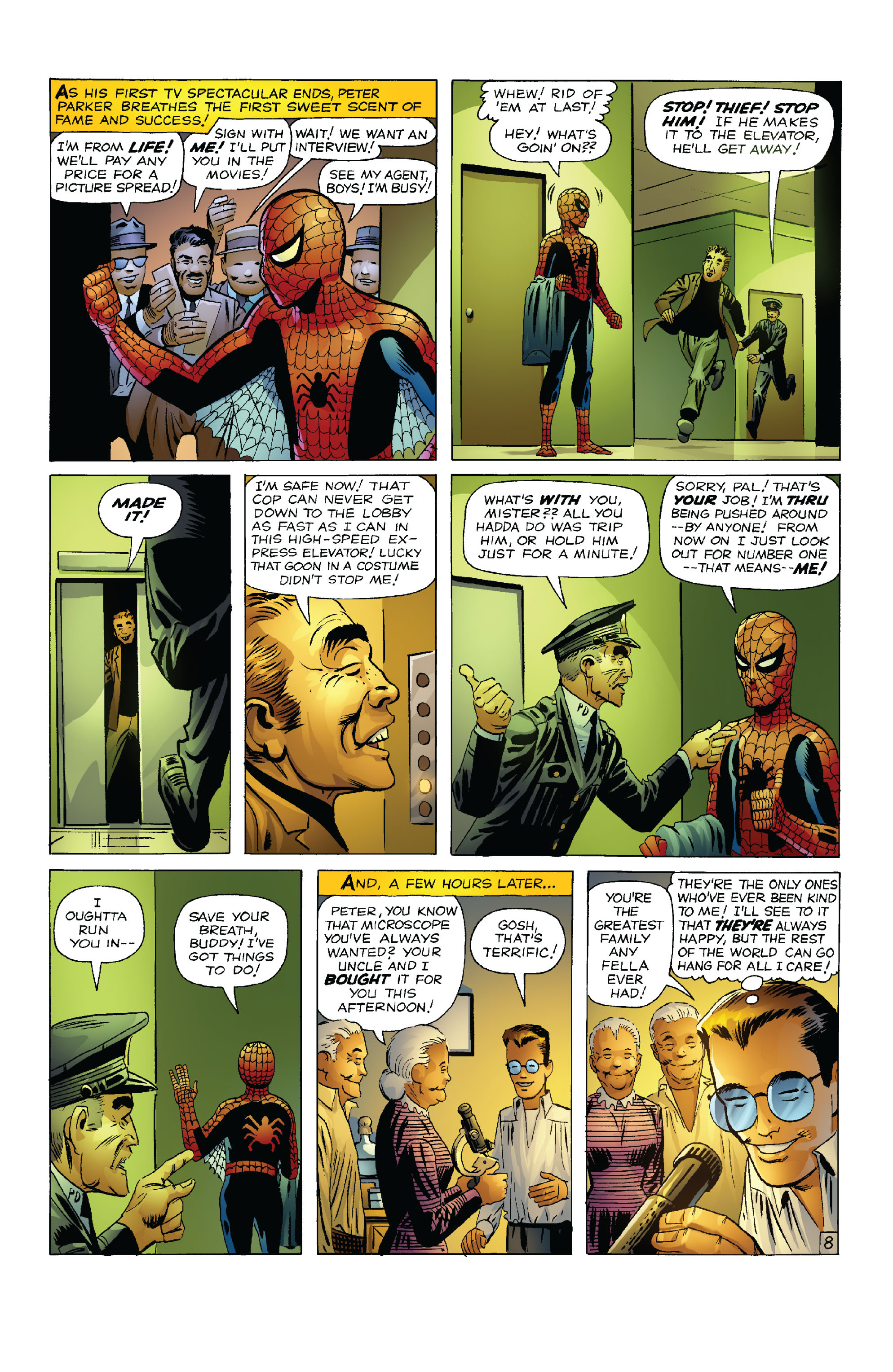 Read online Amazing Fantasy #15: Spider-Man! comic -  Issue #15: Spider-Man! Full - 10