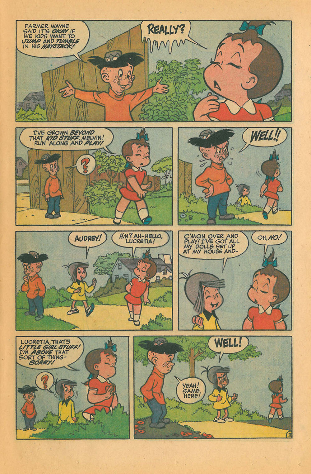 Read online Little Audrey And Melvin comic -  Issue #36 - 13