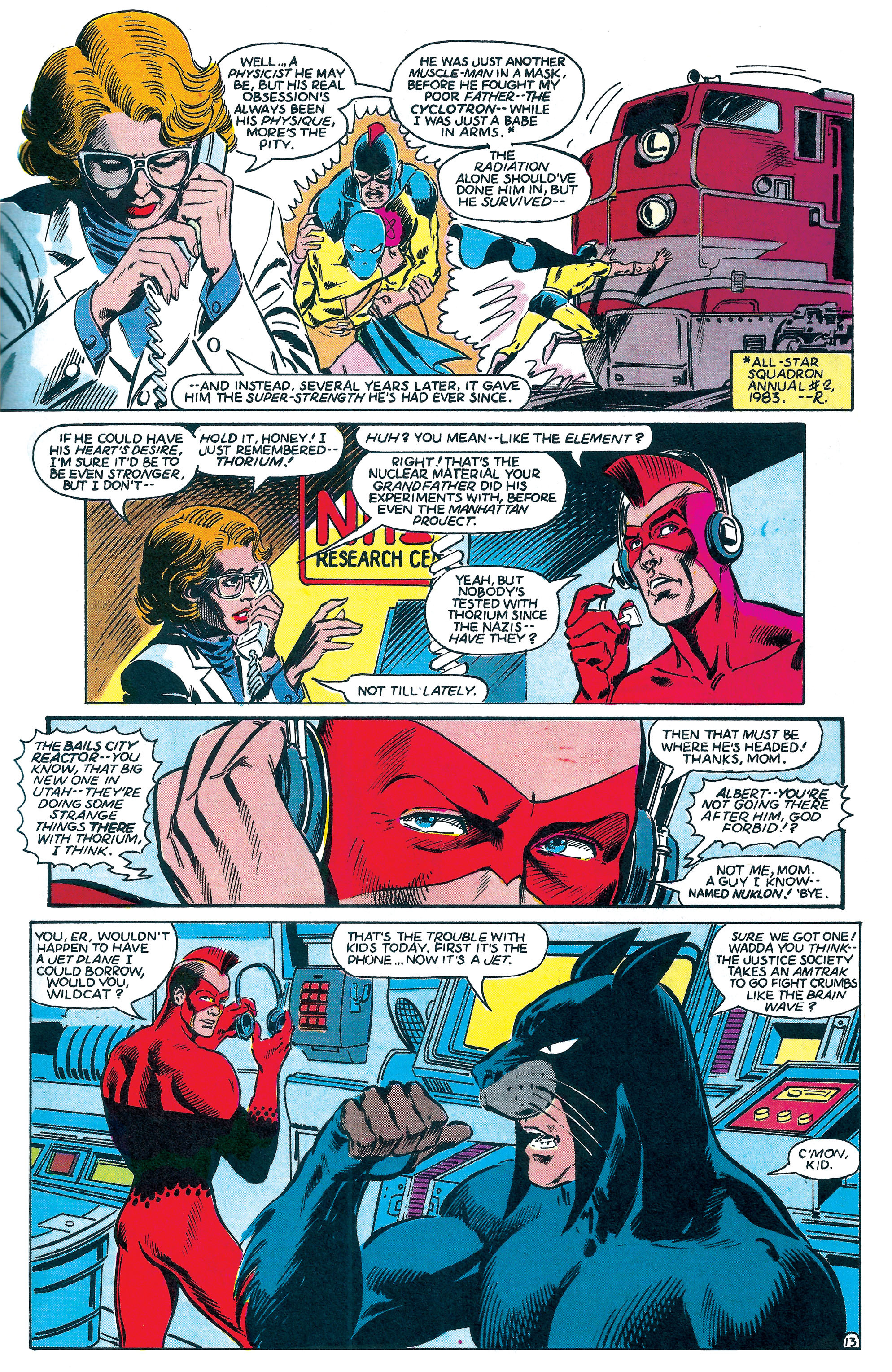 Read online Infinity Inc. (1984) comic -  Issue #8 - 13