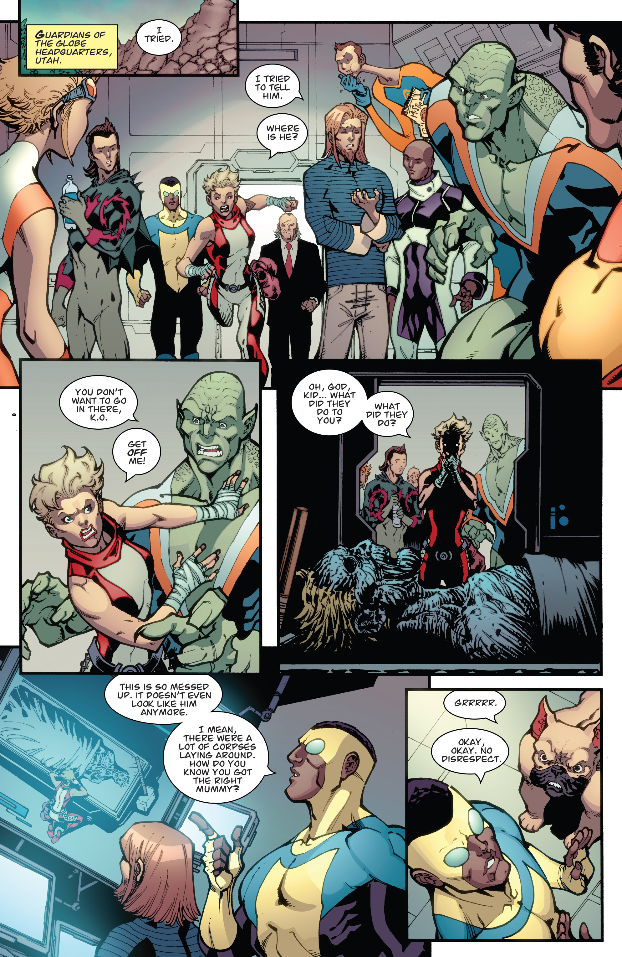 Read online Guarding the Globe (2012) comic -  Issue #6 - 22
