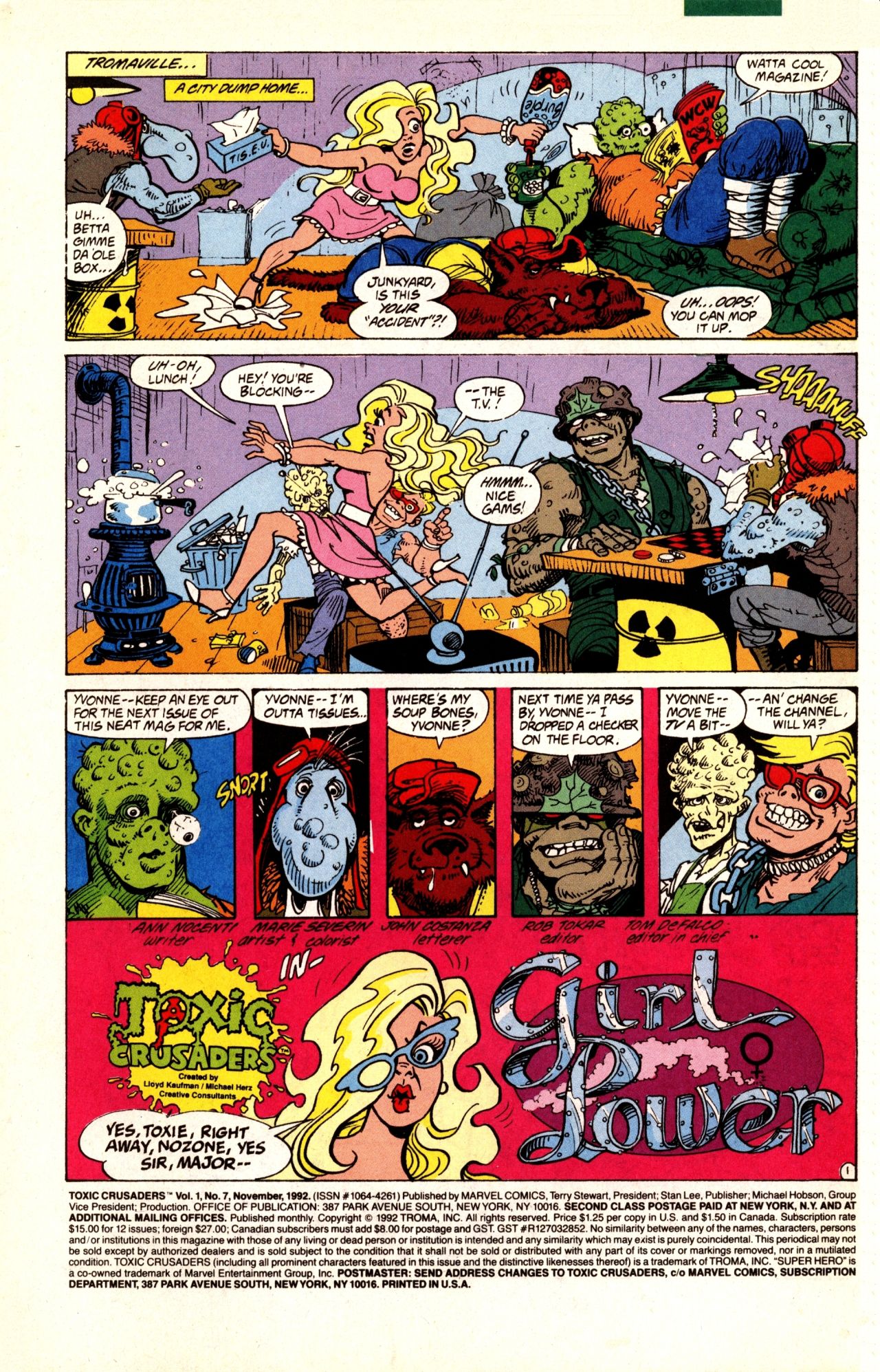 Read online Toxic Crusaders comic -  Issue #7 - 3