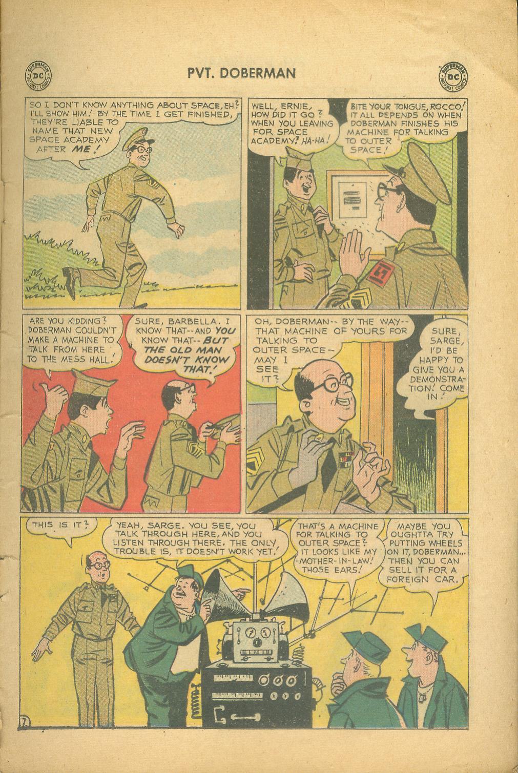 Read online Sgt. Bilko's Pvt. Doberman comic -  Issue #10 - 9