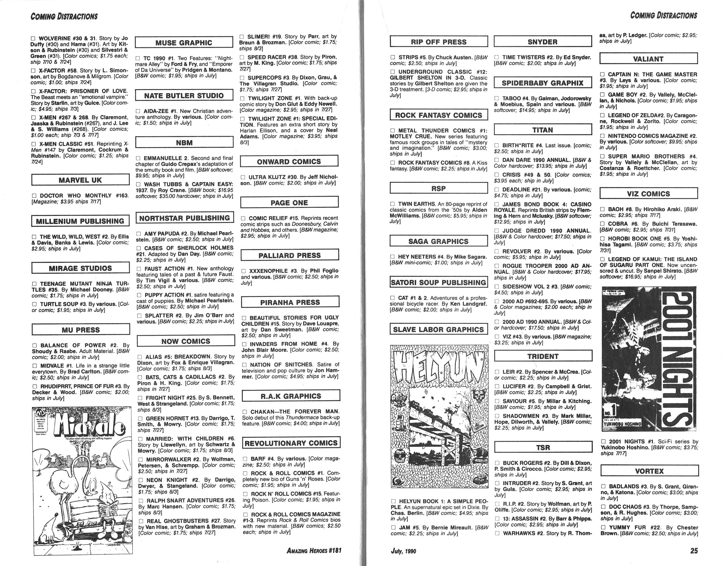 Read online Amazing Heroes comic -  Issue #181 - 13