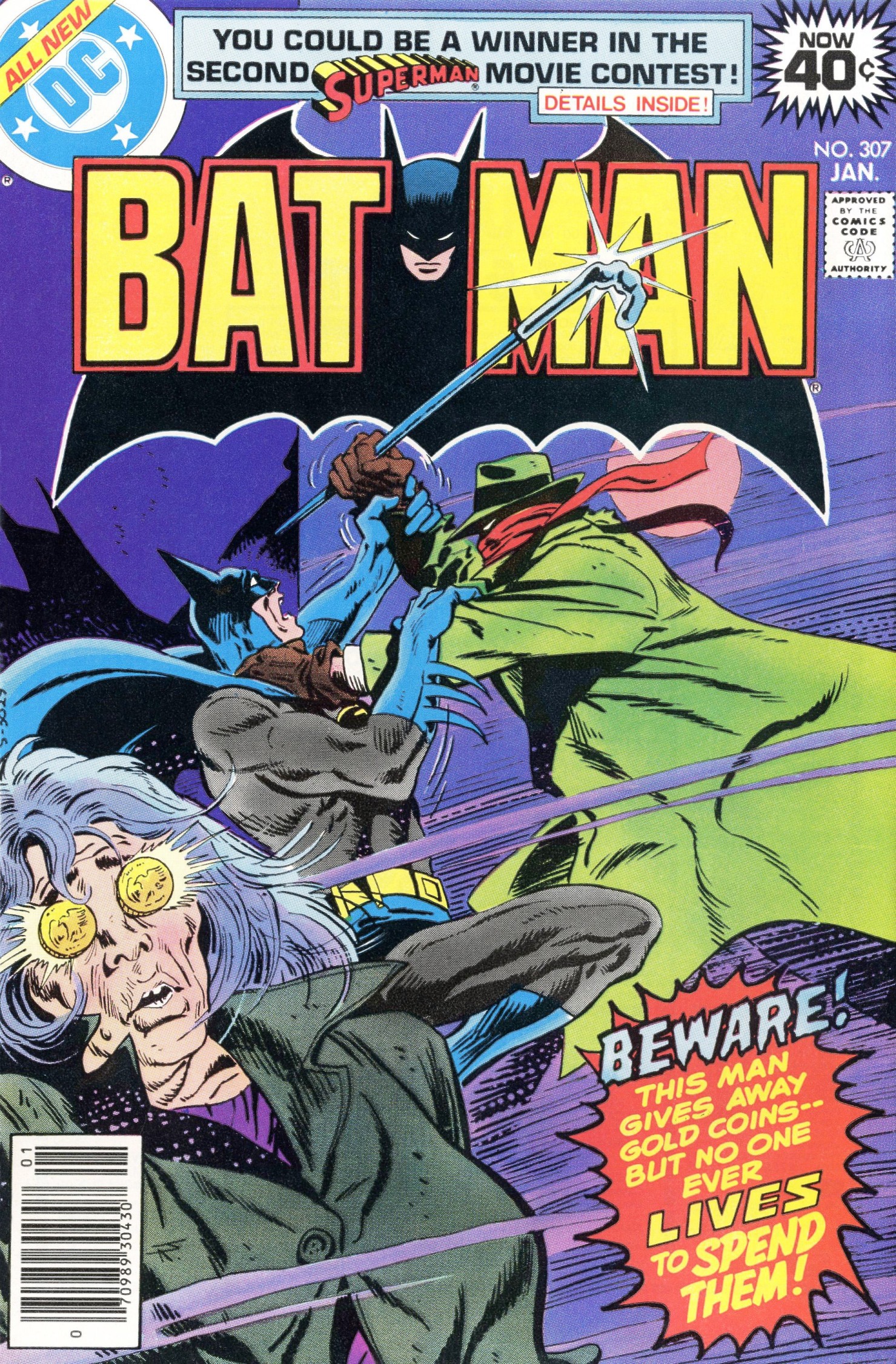 Read online Batman (1940) comic -  Issue #307 - 1