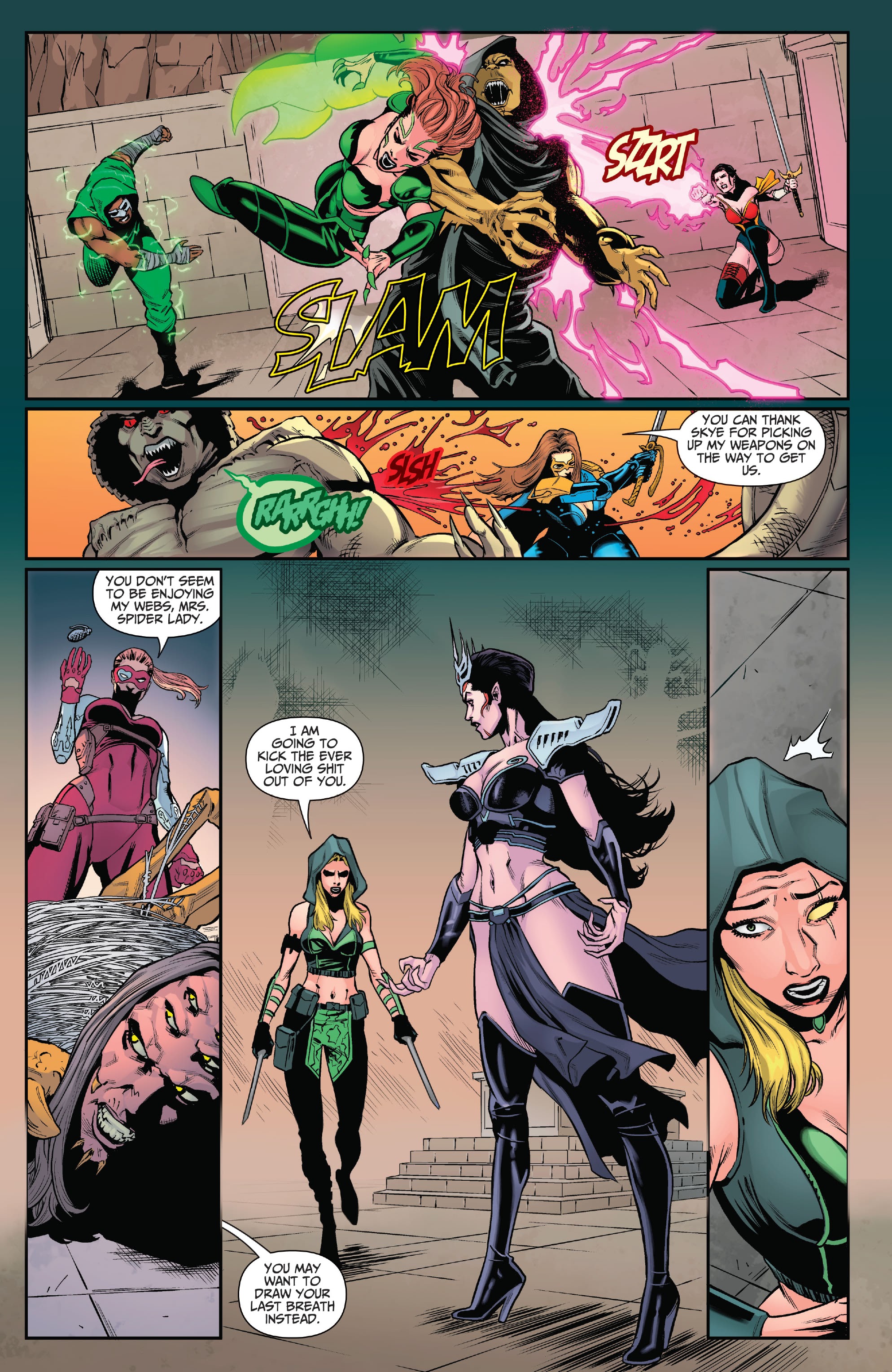Read online Robyn Hood Annual: The Swarm comic -  Issue # Full - 56